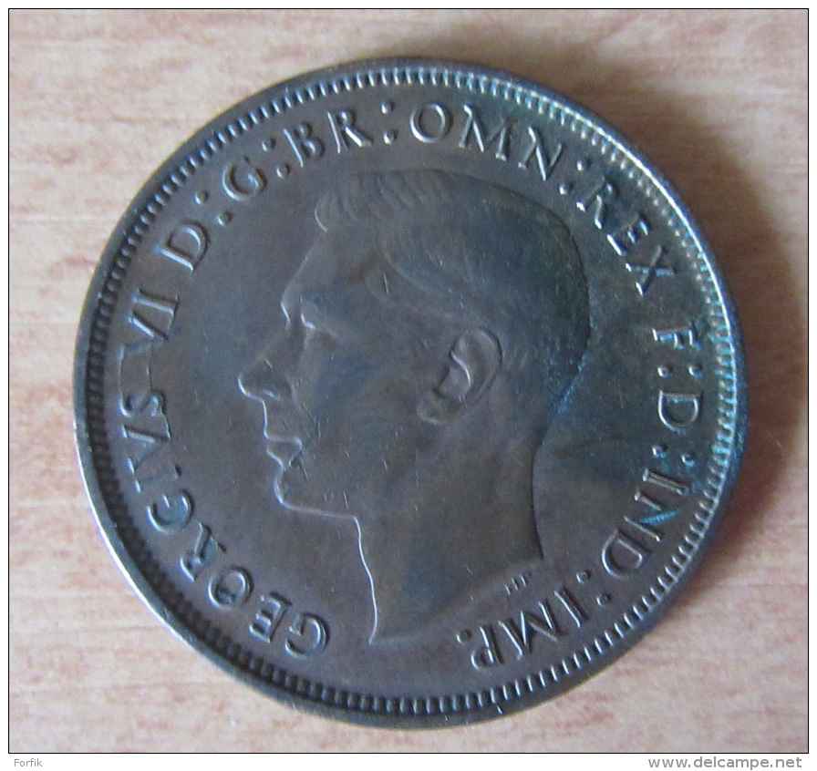 Grande-Bretagne - 7 x One penny 1897 à 1946 - B à SUP - Half Penny 1943/1948 - Shilling 1949 - Farthing 1948, etc...