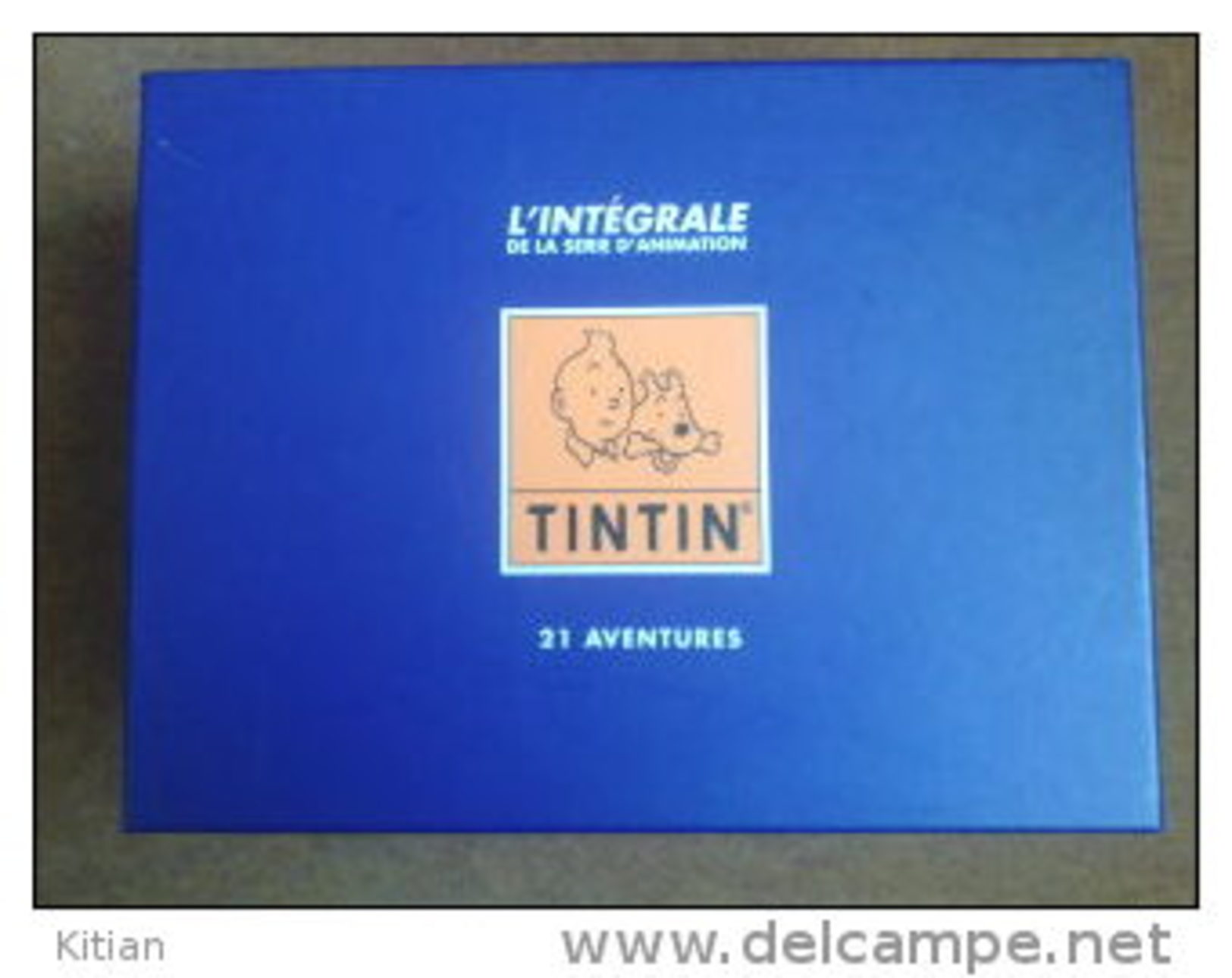 Tintin L'intégrale.6 Cassettes 21 Aventures.Tirage Limité 7000 Exemplaires Pour Le Monde.Ce Coffret Porte Le Numero 4813 - Tintin