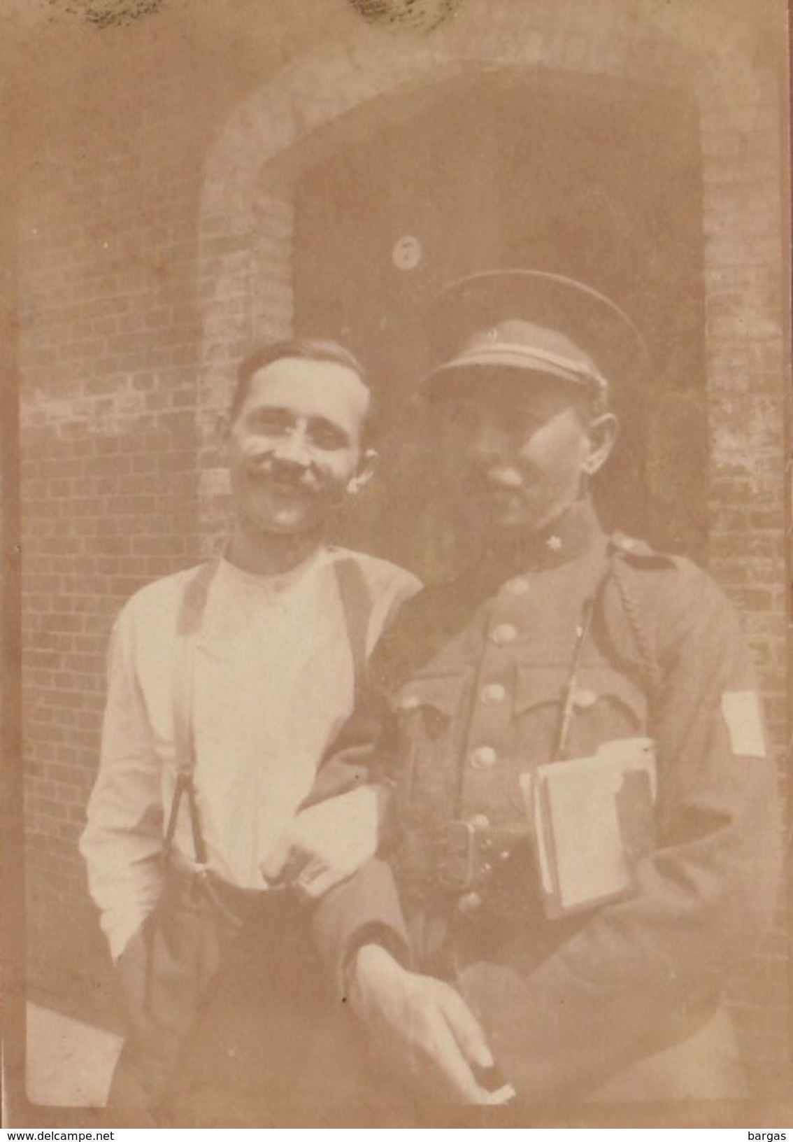 10 Photos De L'officier CARON De Gand Pendant Son Affectation à La Caserne Albert - Guerre, Militaire