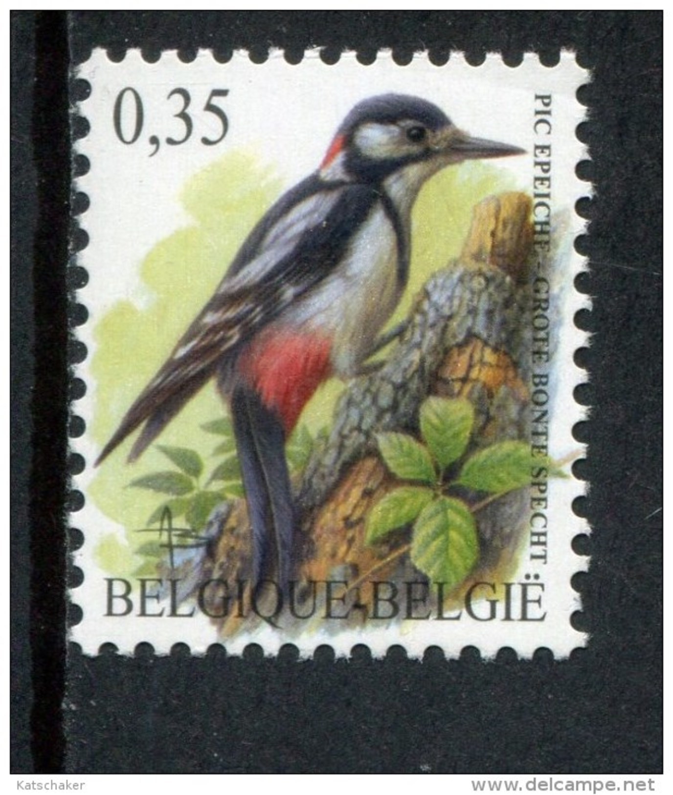 301762728 BELGIE POSTFRIS MINT NEVER HINGED POSTFRISCH EINWANDFREI OCB 3162 BONTE SPECHT VOGEL BIRD - 1985-.. Oiseaux (Buzin)