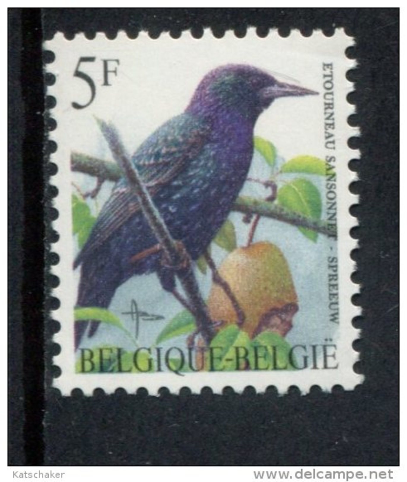 256105948 BELGIE POSTFRIS MINT NEVER HINGED POSTFRISCH EINWANDFREI OCB  2638 Vogels Birds - 1985-.. Oiseaux (Buzin)