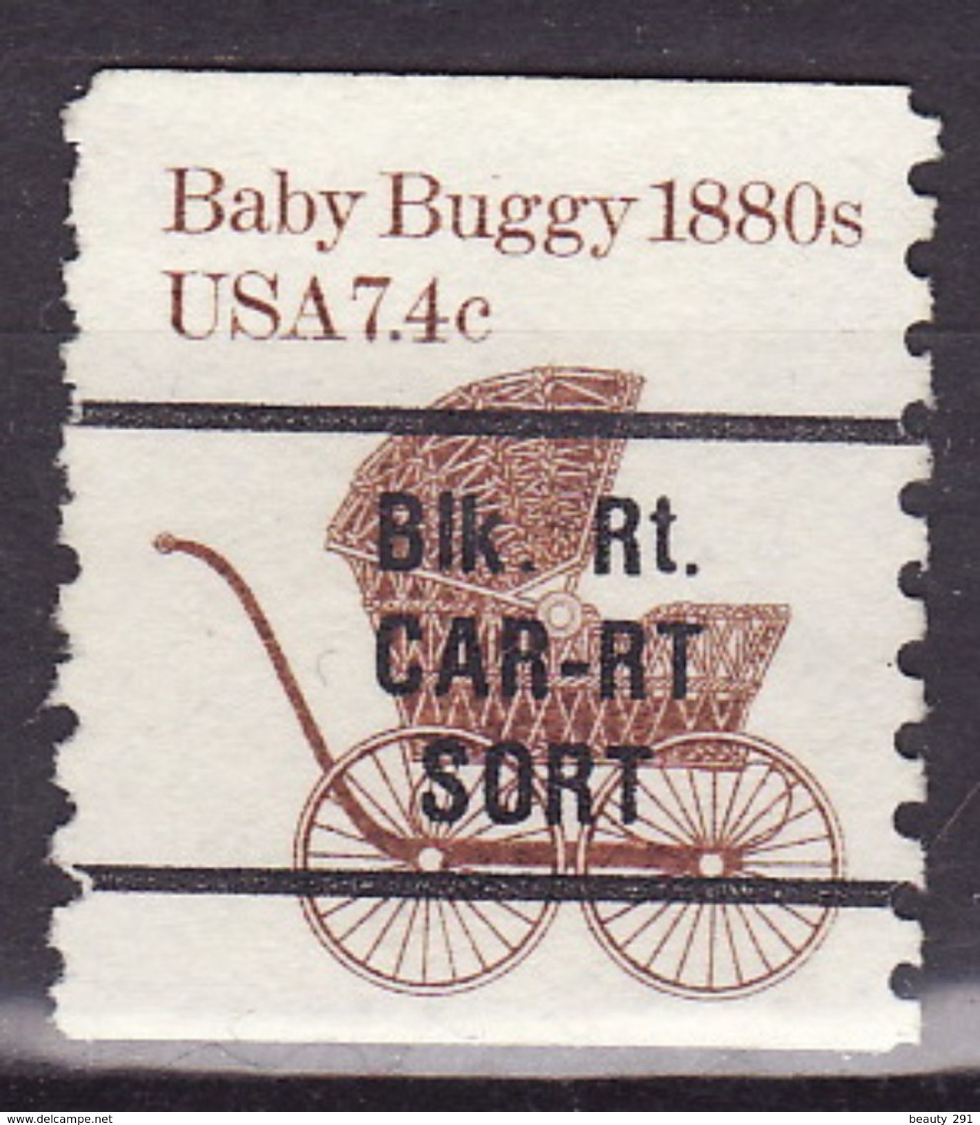 USA 1984 Scott # 1902A Transportation Issue,Baby Buggy 1880s ,USED - Sonstige (Land)