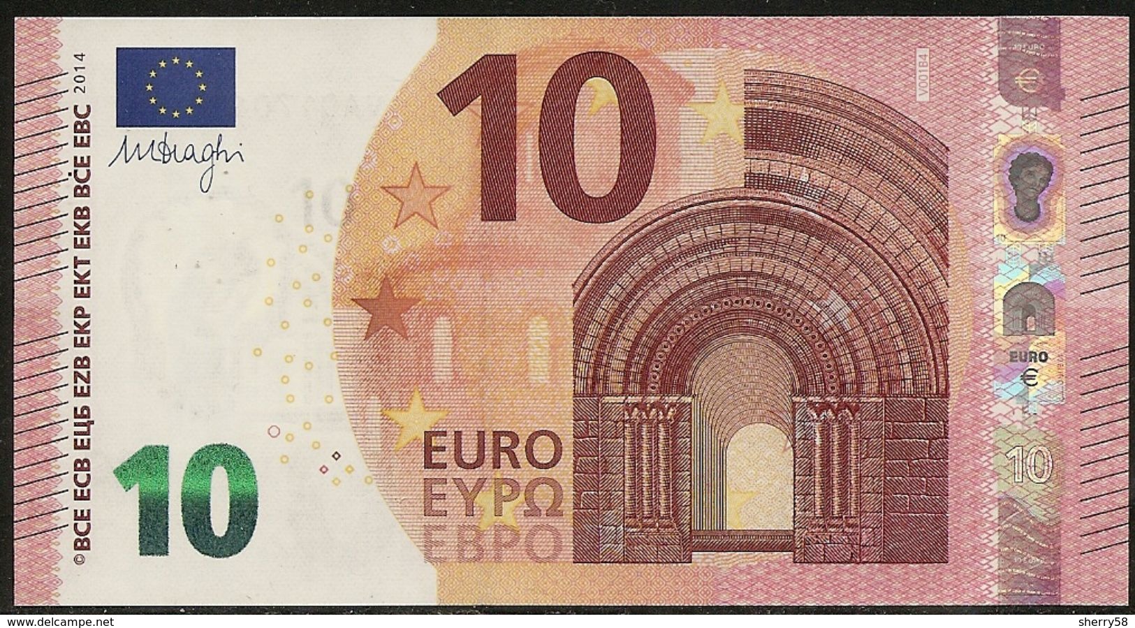 2014-BILLETE DE 10 EUROS-SIN CIRCULAR-V001B4 - 10 Euro