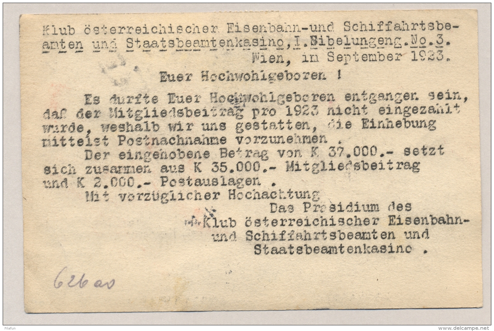 Österreich - 1923 - 100 + 200 Kr Postkarte + 2 Stamps - Remboursement And Registered Local Use Wien - Andere & Zonder Classificatie