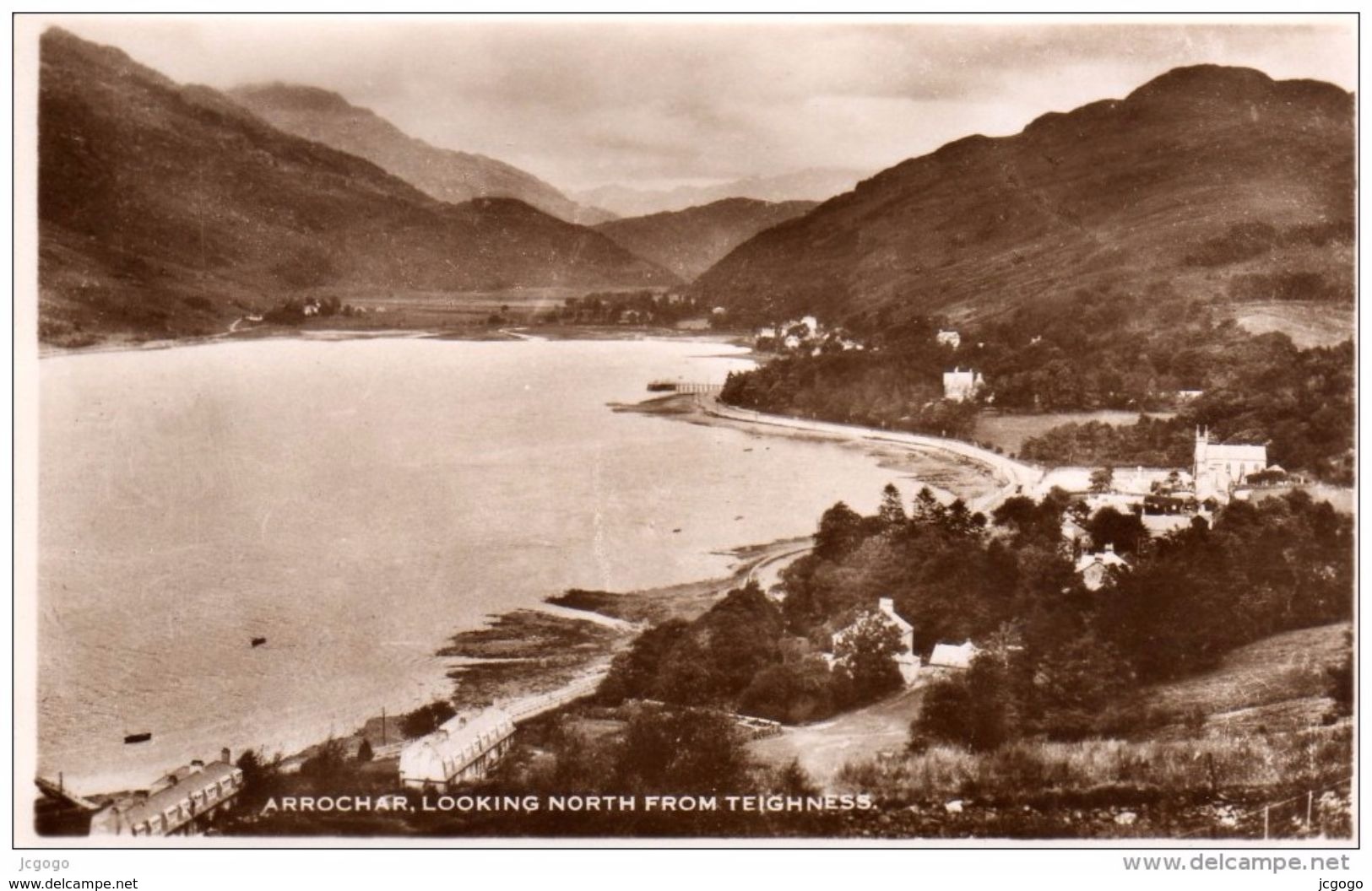 ROYAUME UNI ARROCHAR   Looking North From Teighness  Real Photo - Dunbartonshire