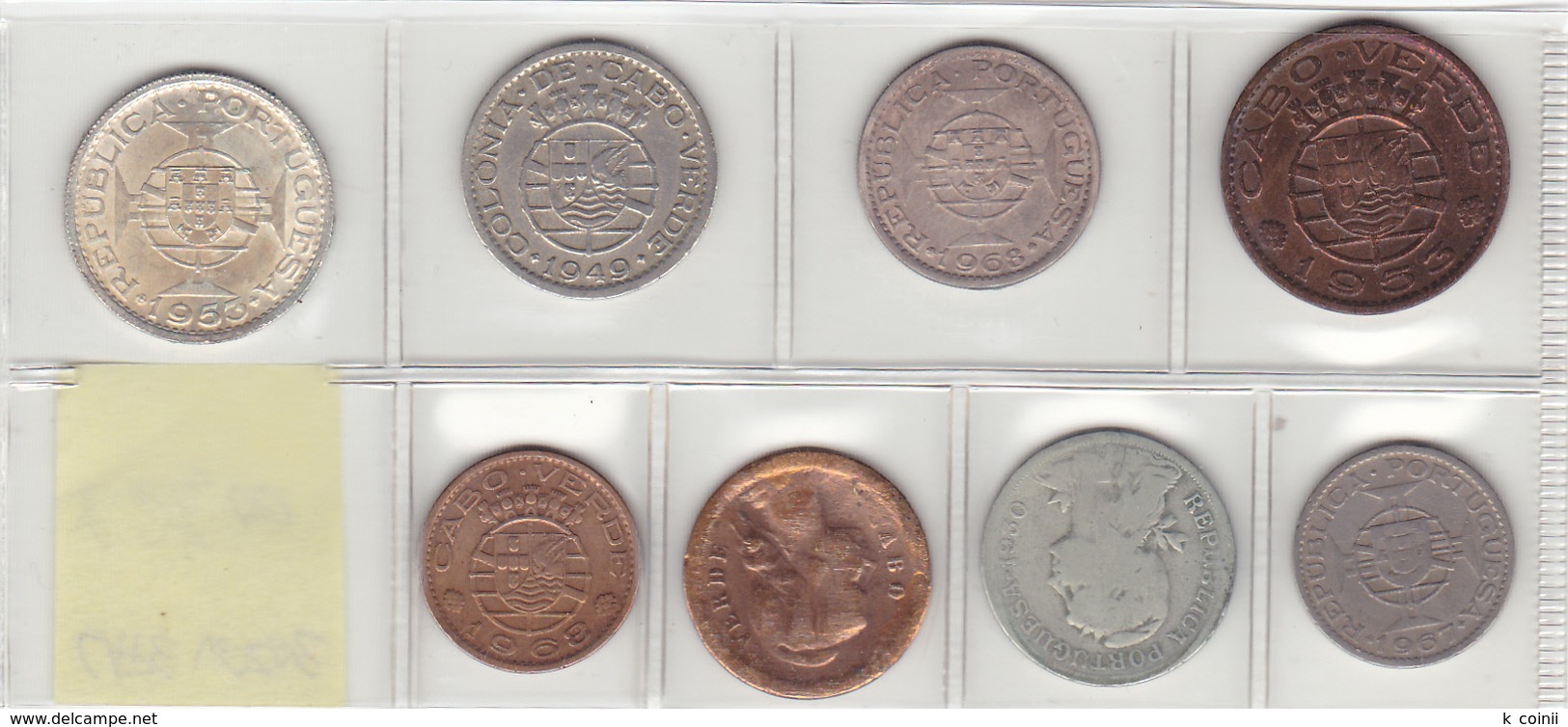 Cape Verde - Set Of 8 Coins - Ref01 - Cape Verde