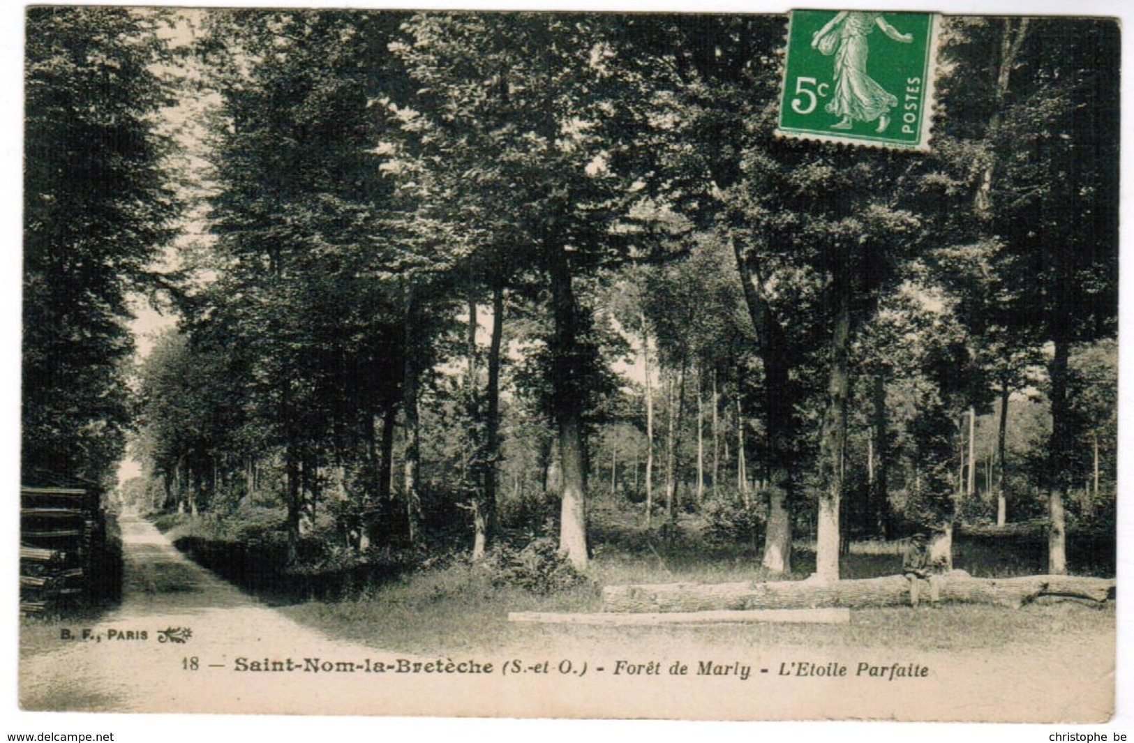 CPA Saint Nom De Bretecge, L'Etoile Parfaite, Foret De Marly (pk35985) - St. Nom La Breteche