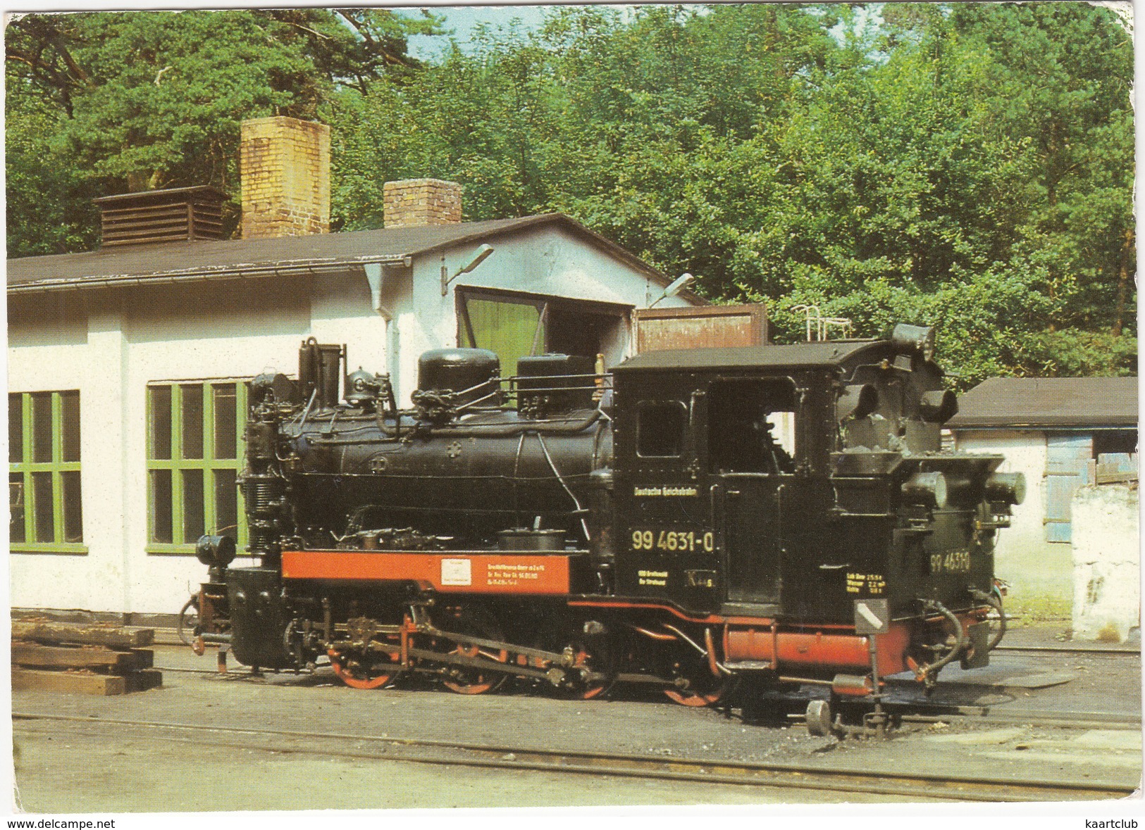 Schmalspurlok 99 4631 - Bahnhof Göhren (Rügen) - (D.D.R) - Stations - Met Treinen