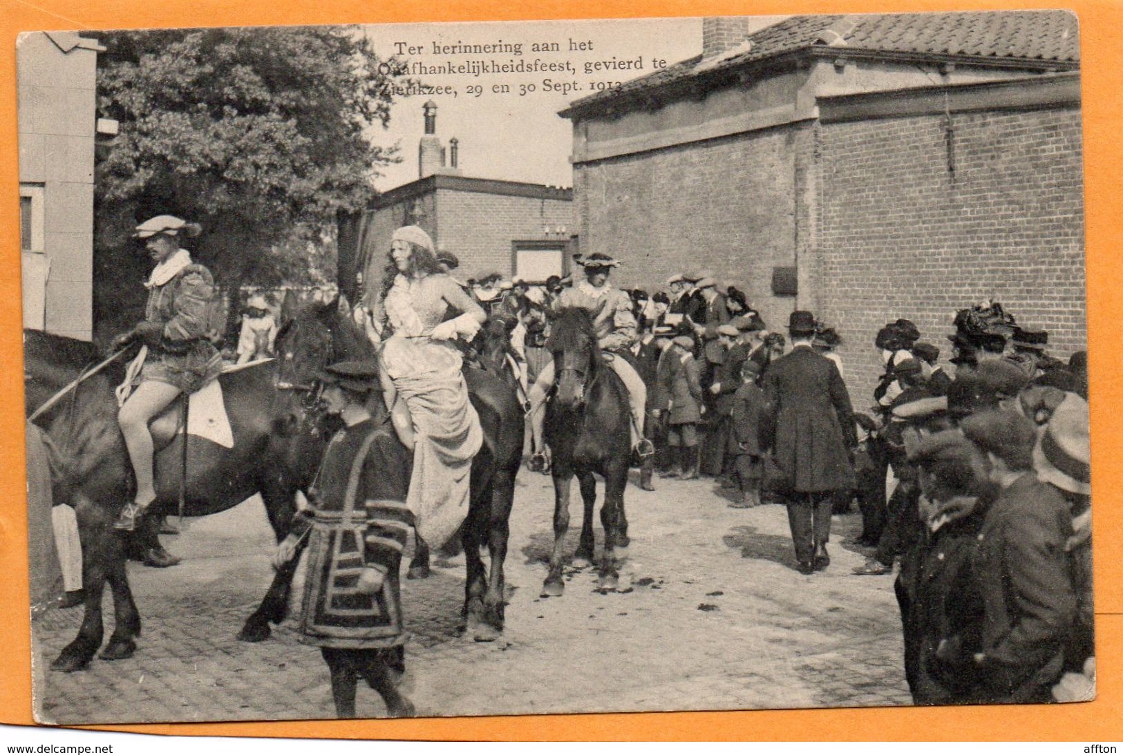 Zierikzee Netherlands 1913 Postcard - Zierikzee