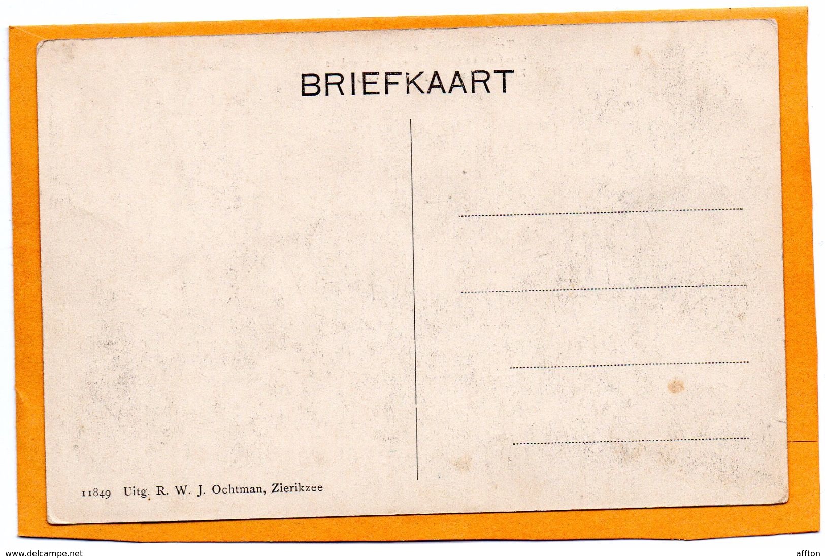 Zierikzee Netherlands 1913 Postcard - Zierikzee