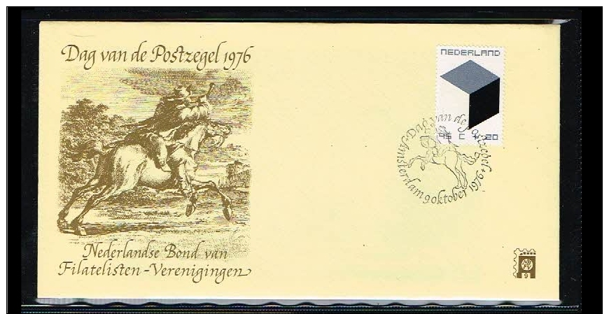 1976 - Netherlands Cover Stamps Day Nr.9 With NVPH 982 - Amsterdam - [B16_035] - Brieven En Documenten