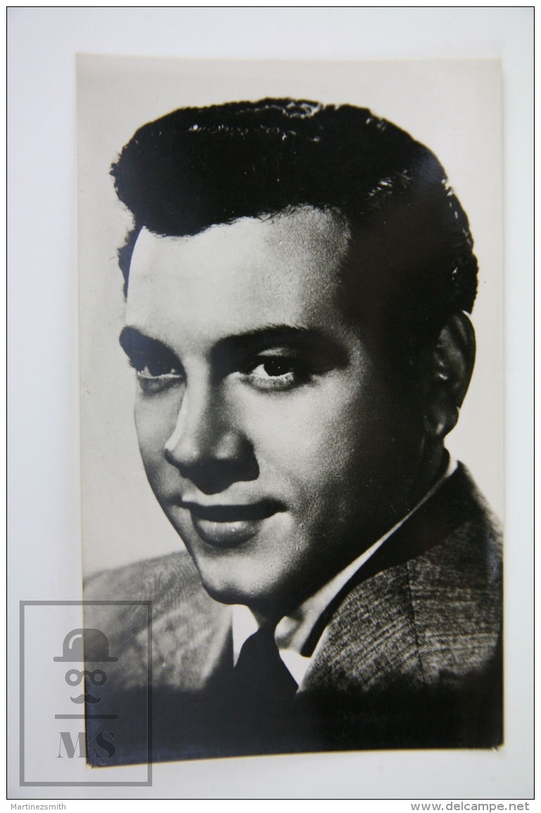 1950's Vintage Real Photo Postcard Cinema Movie Actor: Mario Lanza - Actores