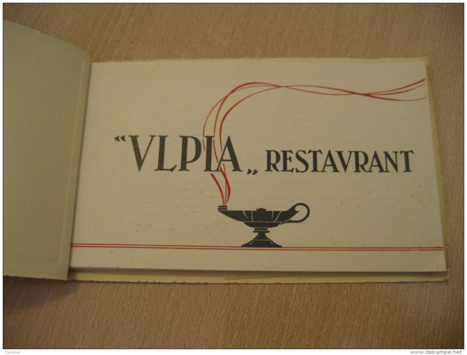 ROMA Restaurant VLPIA Ristorante Book 8 Post Card LAZIO Rome Italy Italia - Sammlungen & Lose