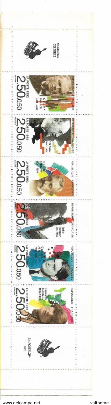 FRANCE  ( FR - 1781 )   1992  N° YVERT ET TELLIER  N° BC2753   N** - Personnages