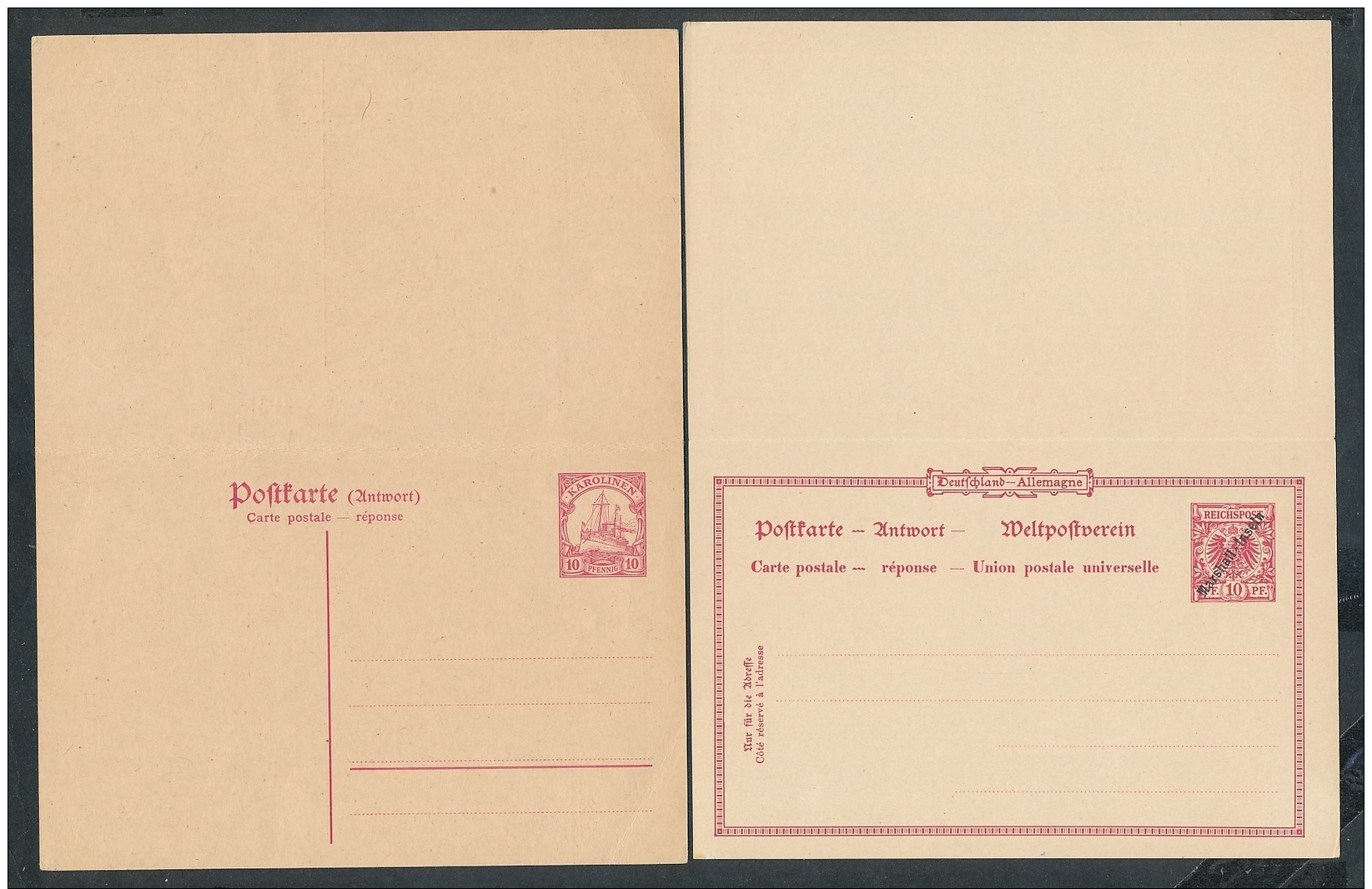 D.-Kolonien Lot 6 Ganzsachen    ( T9068 ) Siehe Scan ! - Sonstige & Ohne Zuordnung