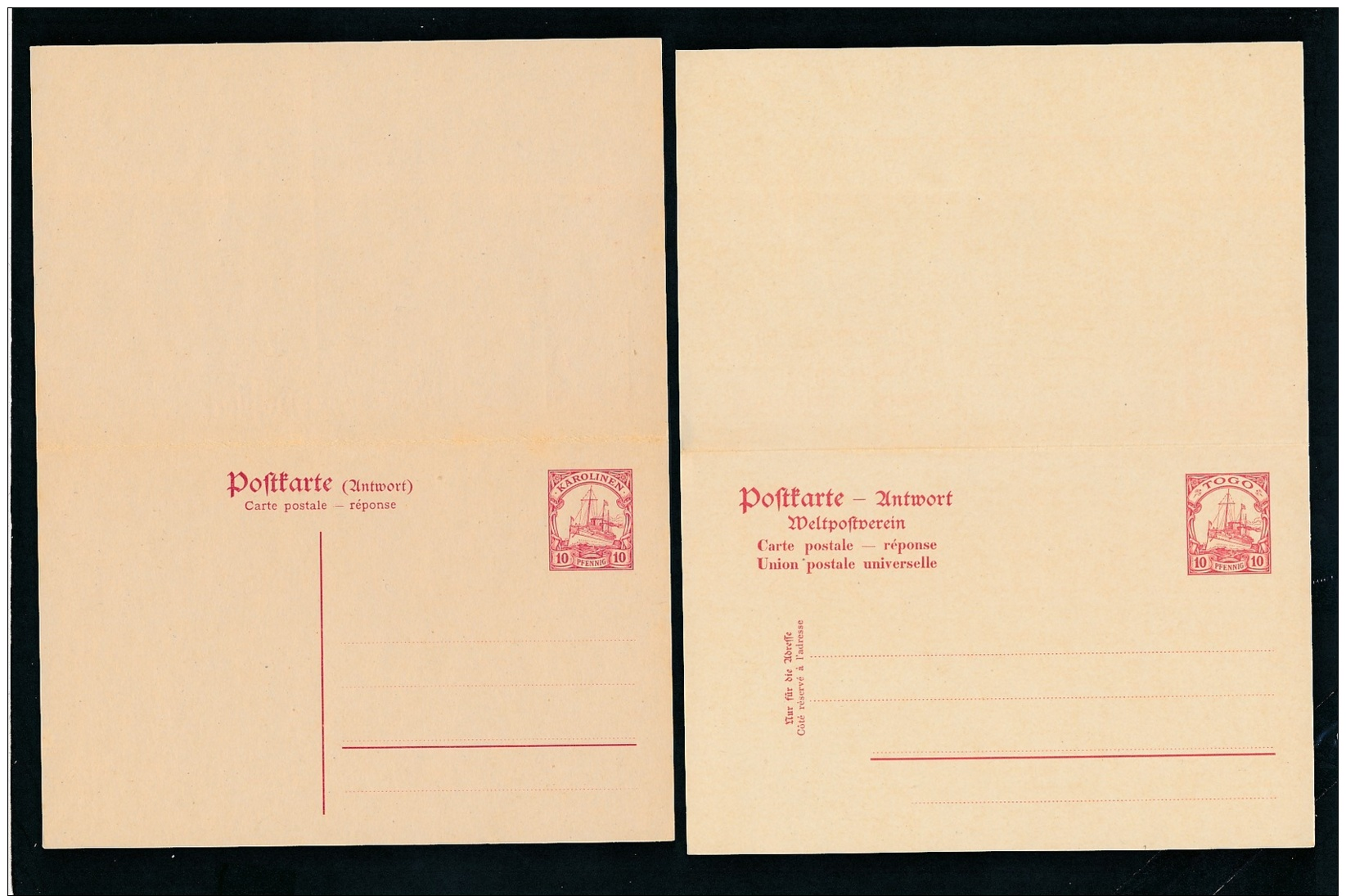 D.-Kolonien Lot 6 Ganzsachen    ( T9067 ) Siehe Scan ! - Sonstige & Ohne Zuordnung