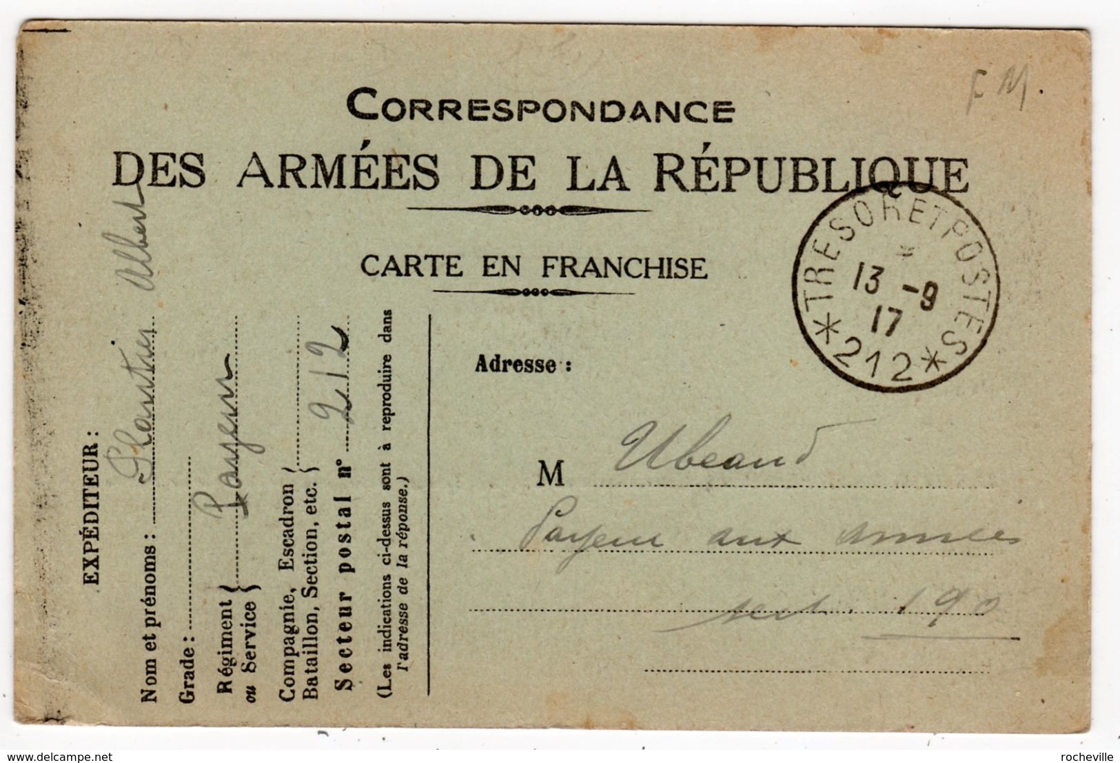 Militaria-Juin 1917- Le Salut Du Général PERSHING, Commandant En Chef Des Troupes Américaines, à La Terre De France- - War 1914-18