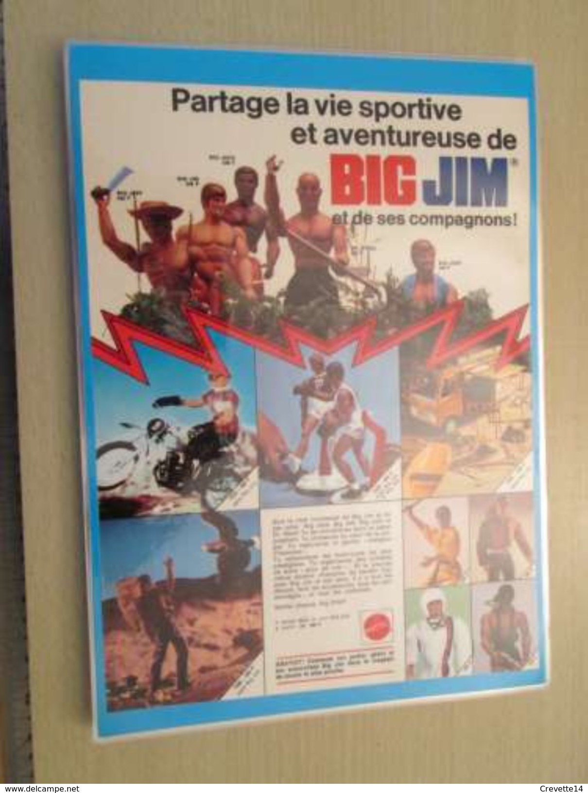 DIV415 : MATTEL BIG JIM S'ENVOIE EN L'AIR AVEC LES VILLAGE PEOPLE !!  -  Pour  Collectionneurs ... PUBLICITE  Page De Re - Autres & Non Classés