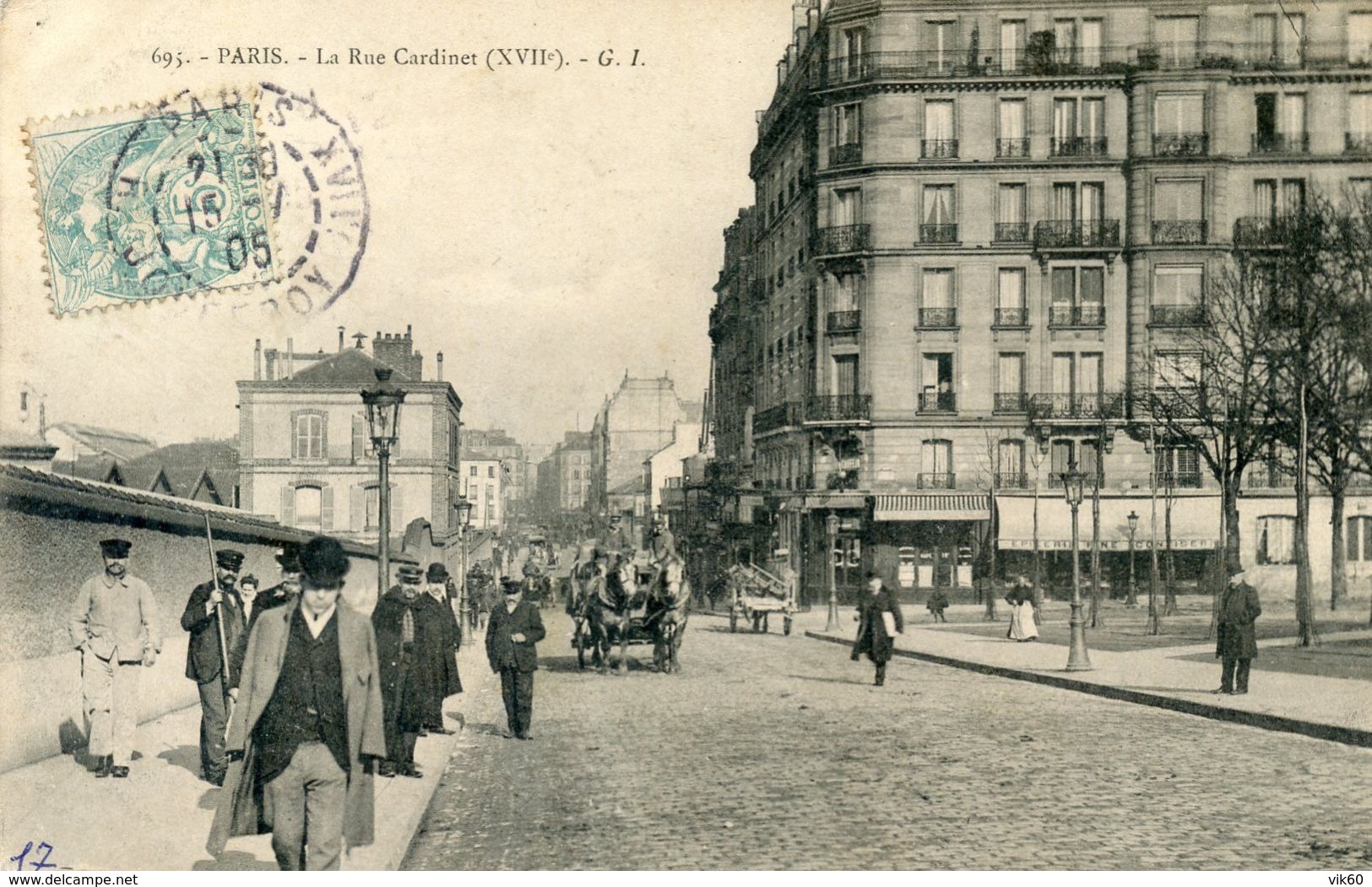 75017  PARIS  LA RUE CARDINET - Distretto: 17