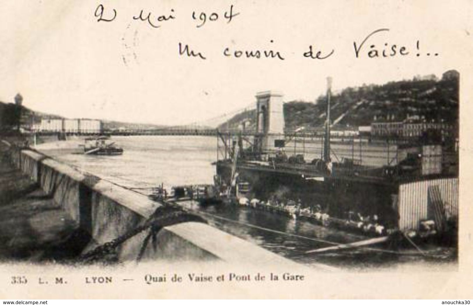 69 - LYON -QUAI DE VAISE ET PONT DE LA GARE - Autres & Non Classés