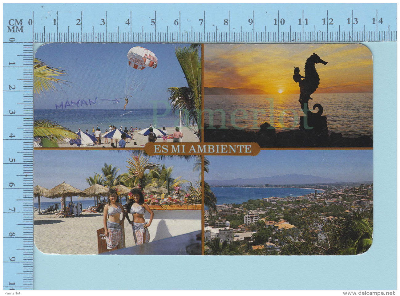 Puerto ValertaMexico  - Multi-view, Es Mi Ambiente - Used In 1998 - Mexique