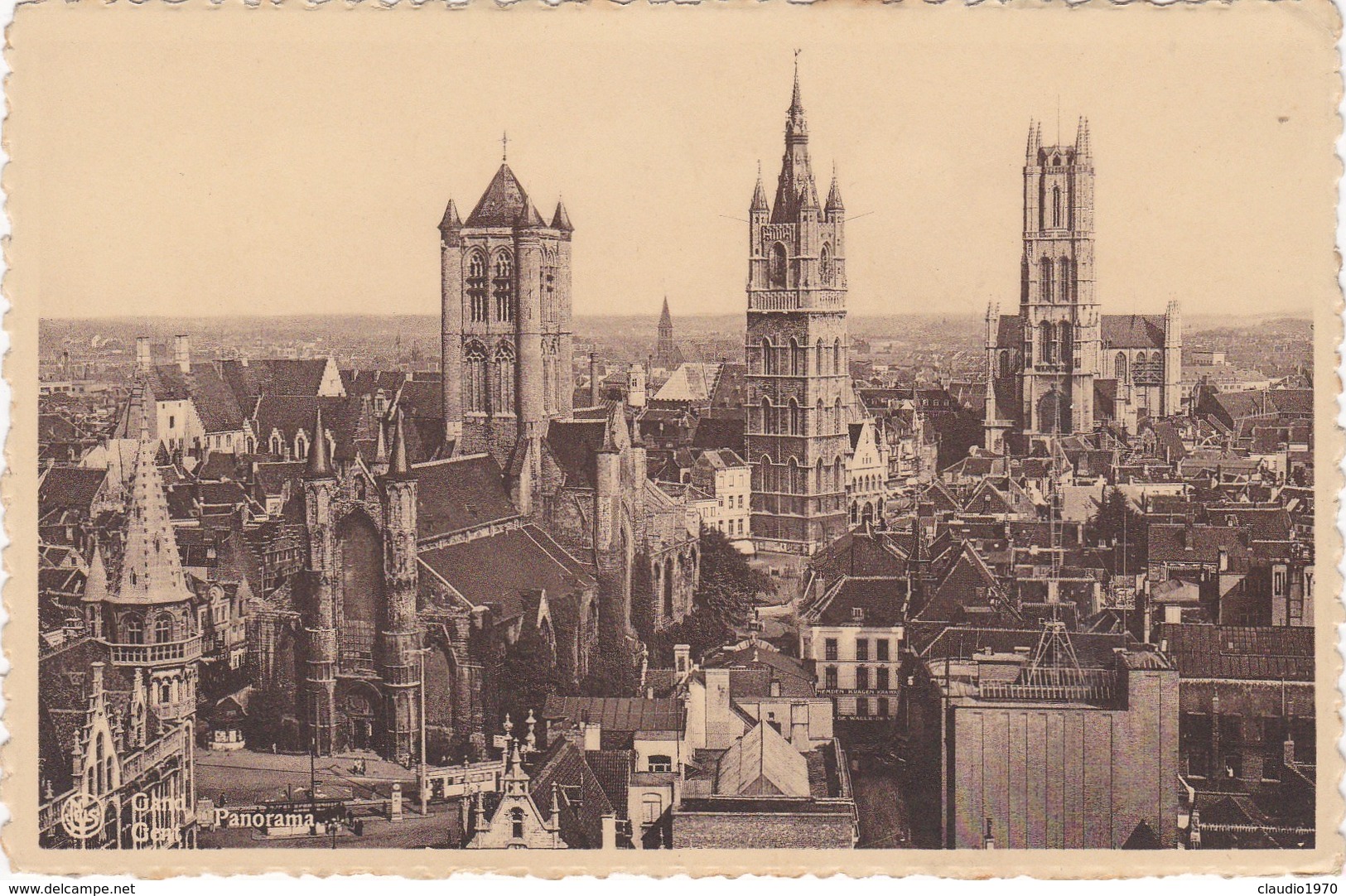 CARTOLINA - POSTCARD - BELGIO - GAND - GENT - PANORAMA - Gent