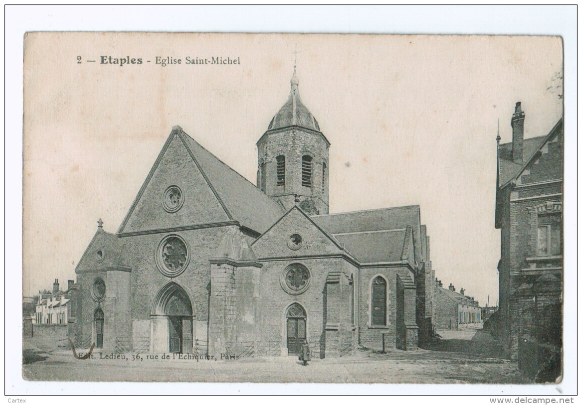 19429  CPA  ETAPLES  : Eglise Saint Michel ! - Etaples