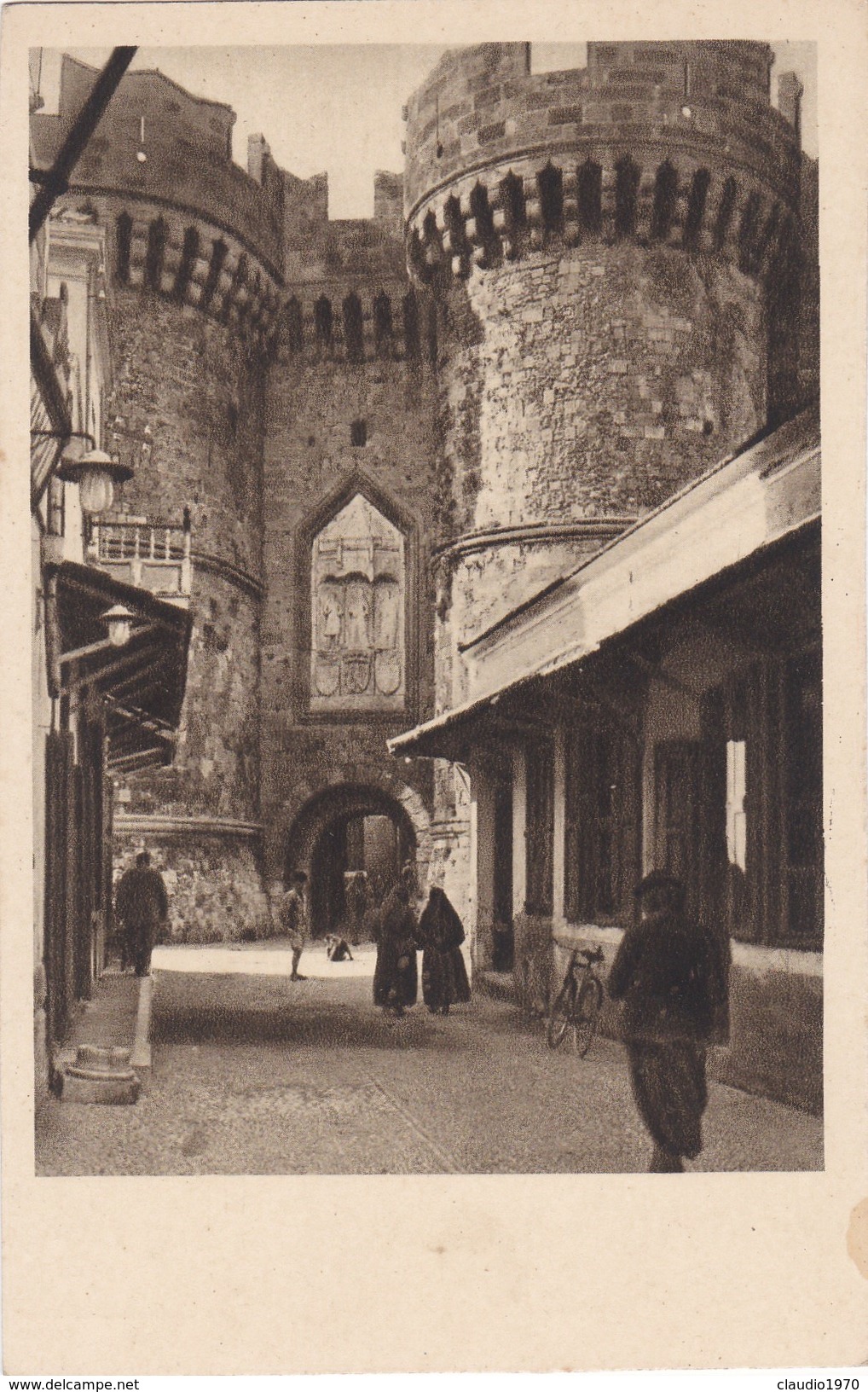 CARTOLINA - POSTCARD - GRECIA - RODI - PORTA DELLA MARINA - Griechenland