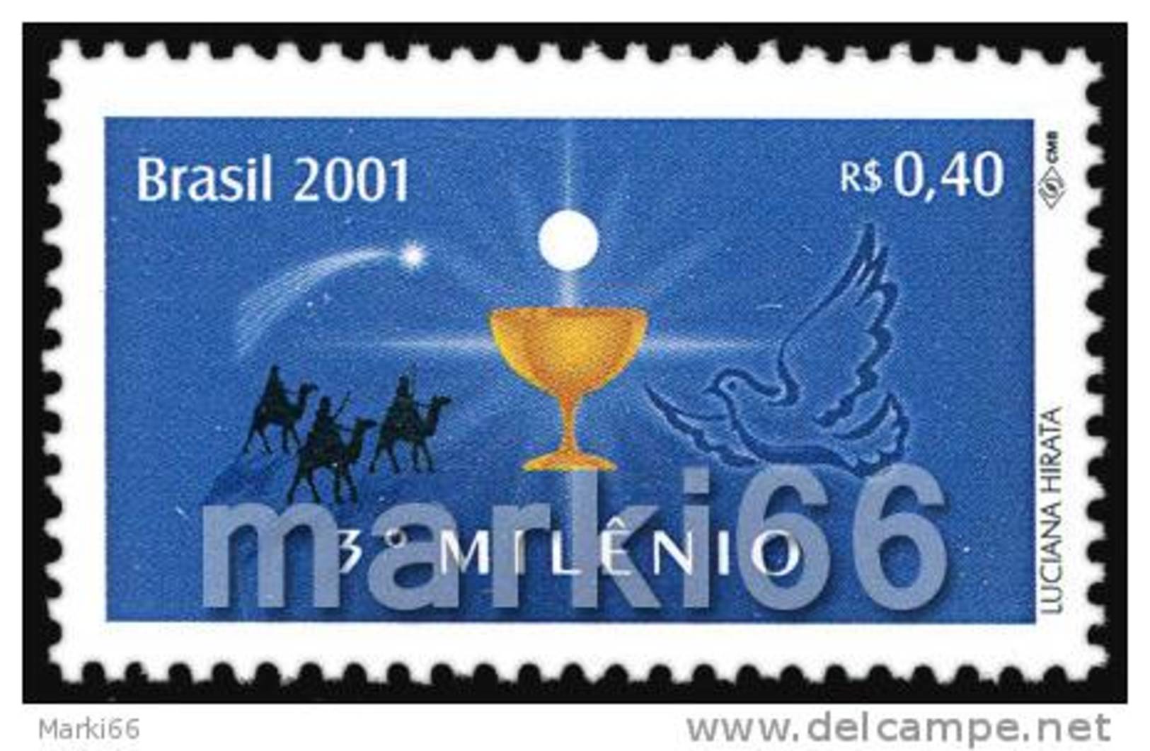 Brazil - 2001 - 3rd Millennium - Mint Stamp - Nuovi