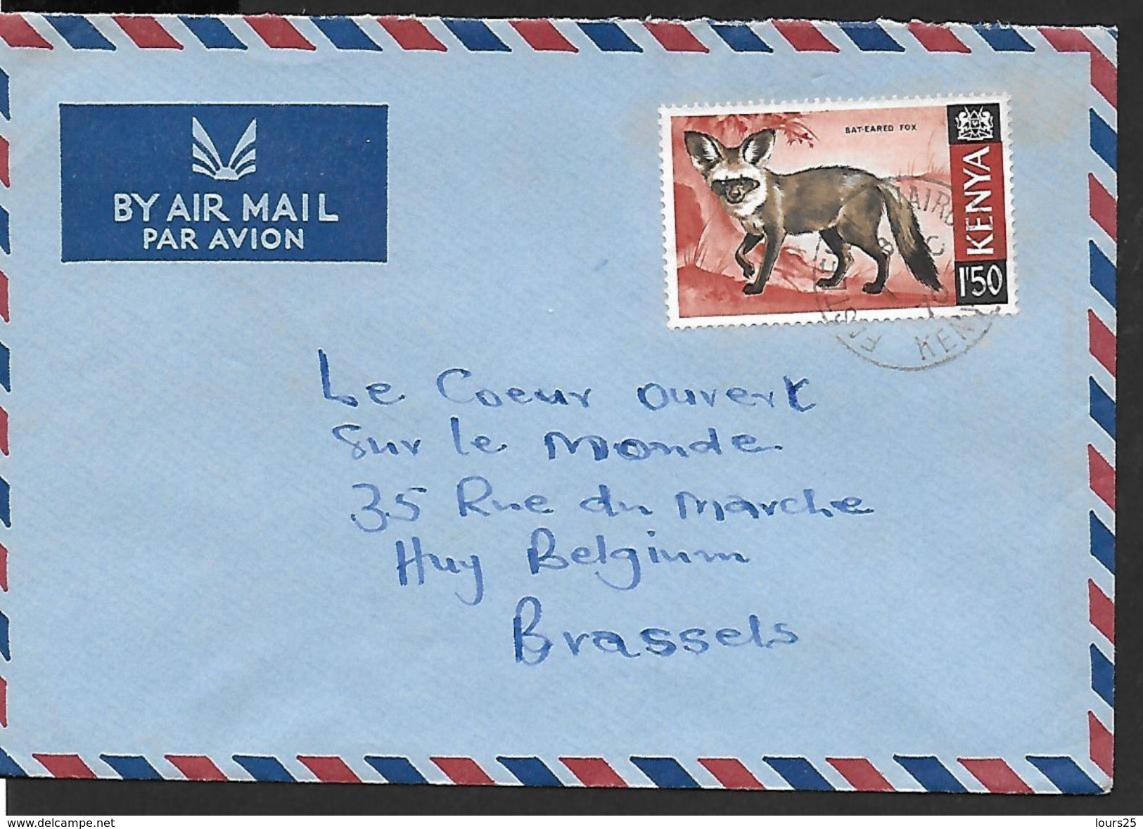 ! -  Kenya - Lettre Avec Timbre De 1969 à 1,50  - MI 35 - Kenya (1963-...)