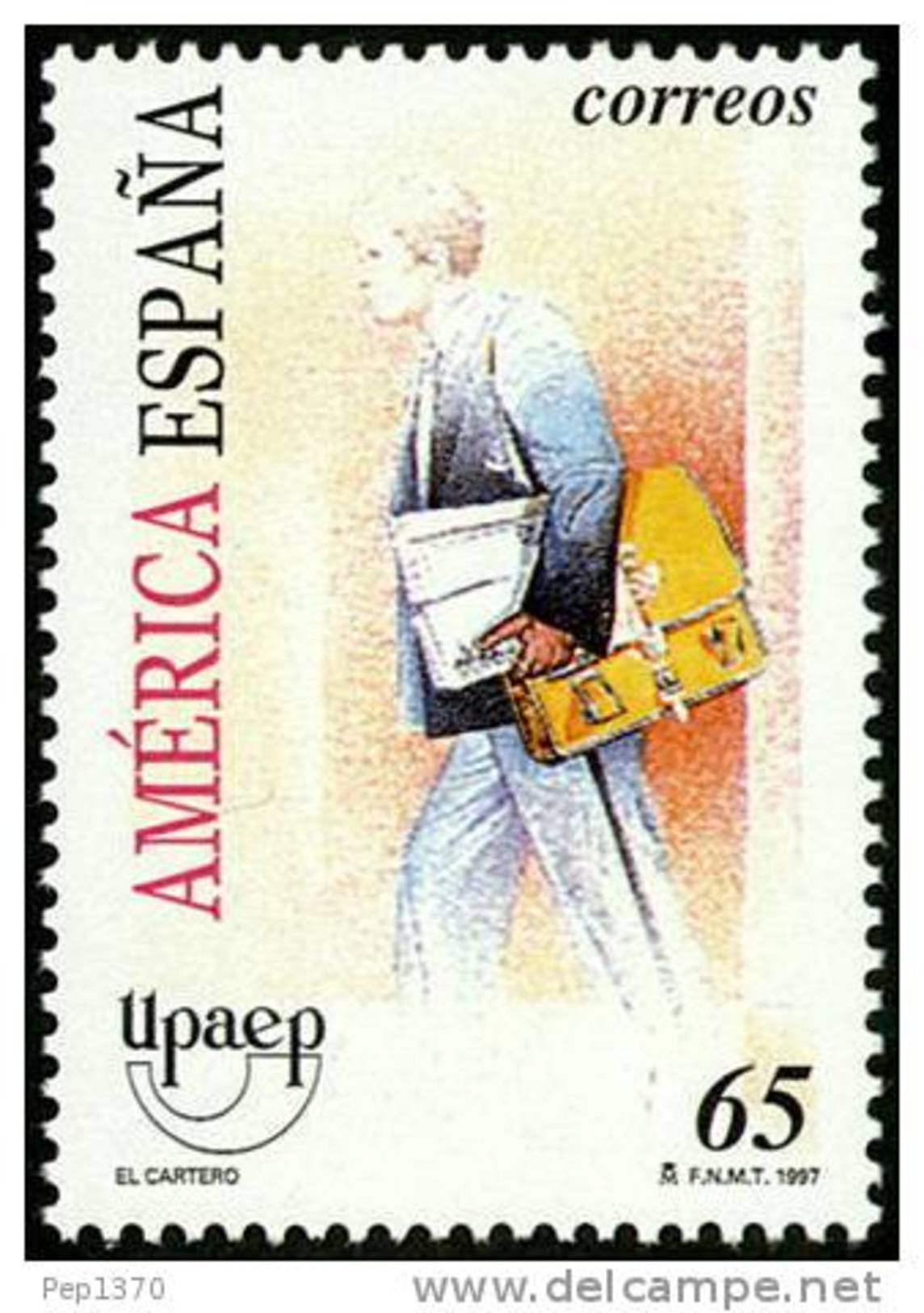 ESPAÑA 1997 - AMERICA UPAEP - CARTERO - POSTMAN - Edifil Nº 3513 - Yvert Nº 3087 - Nuevos