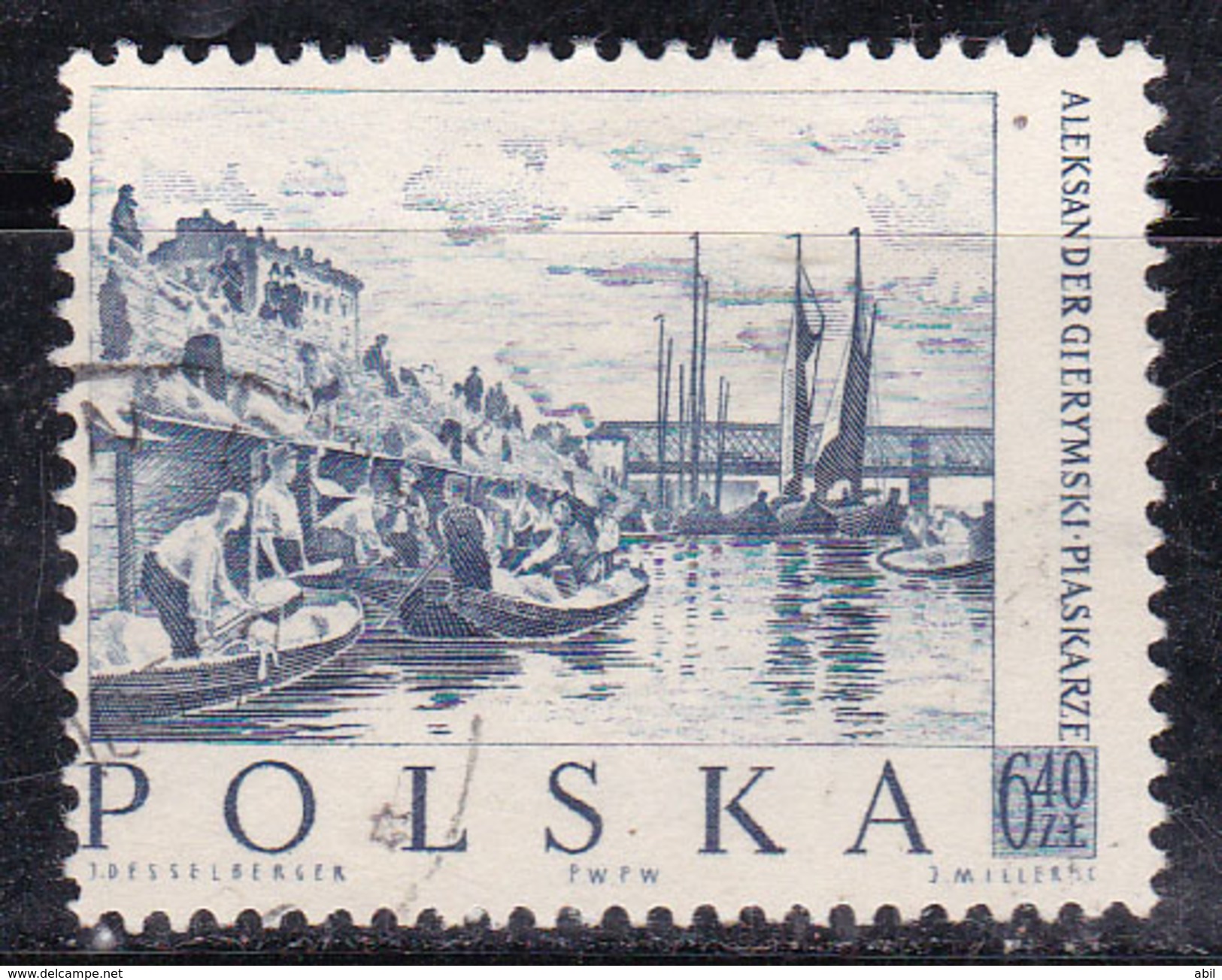 Pologne 1959 N° Y&T : 971 Obl. - Oblitérés