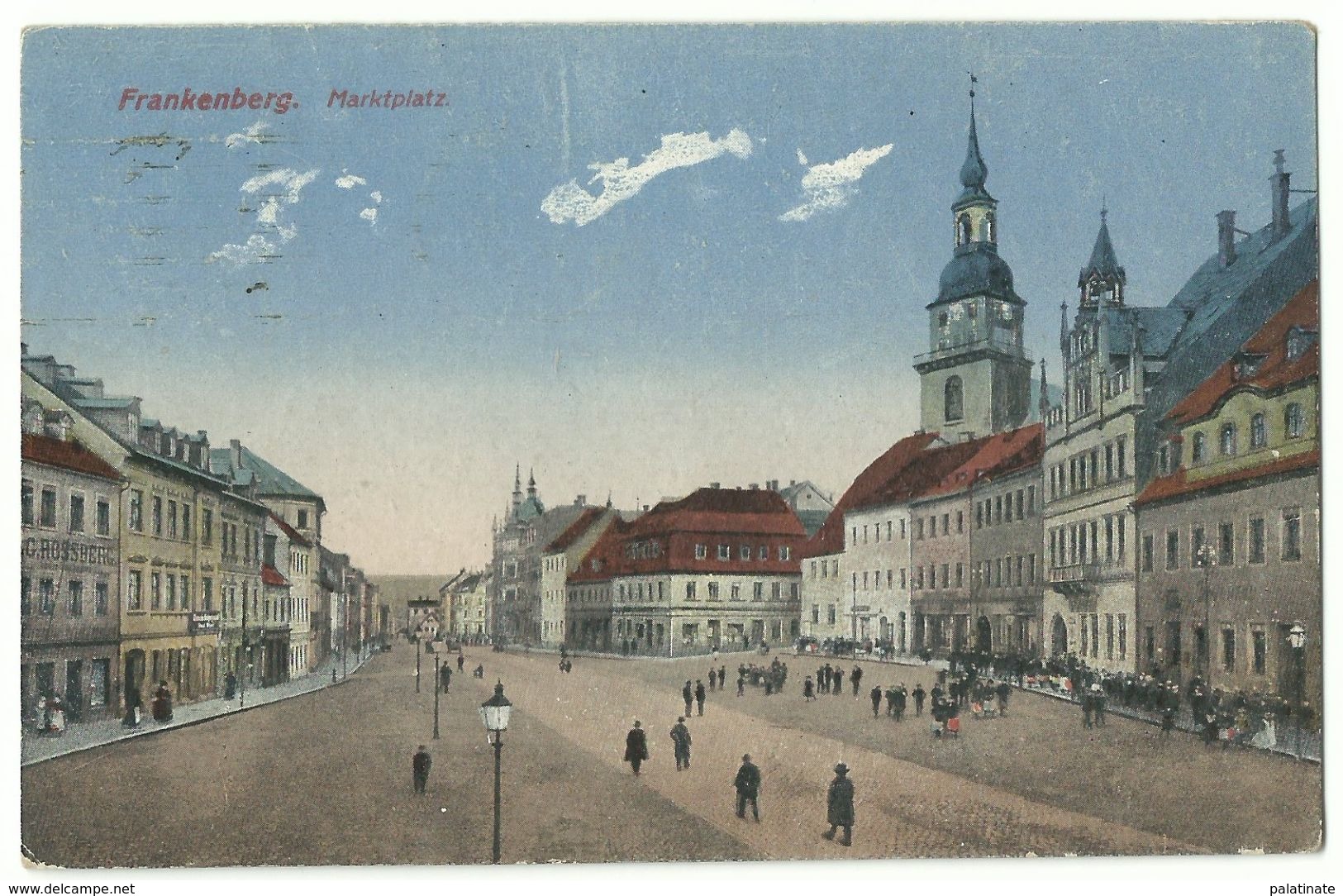 Frankenberg Marktplatz 1919 - Frankenberg