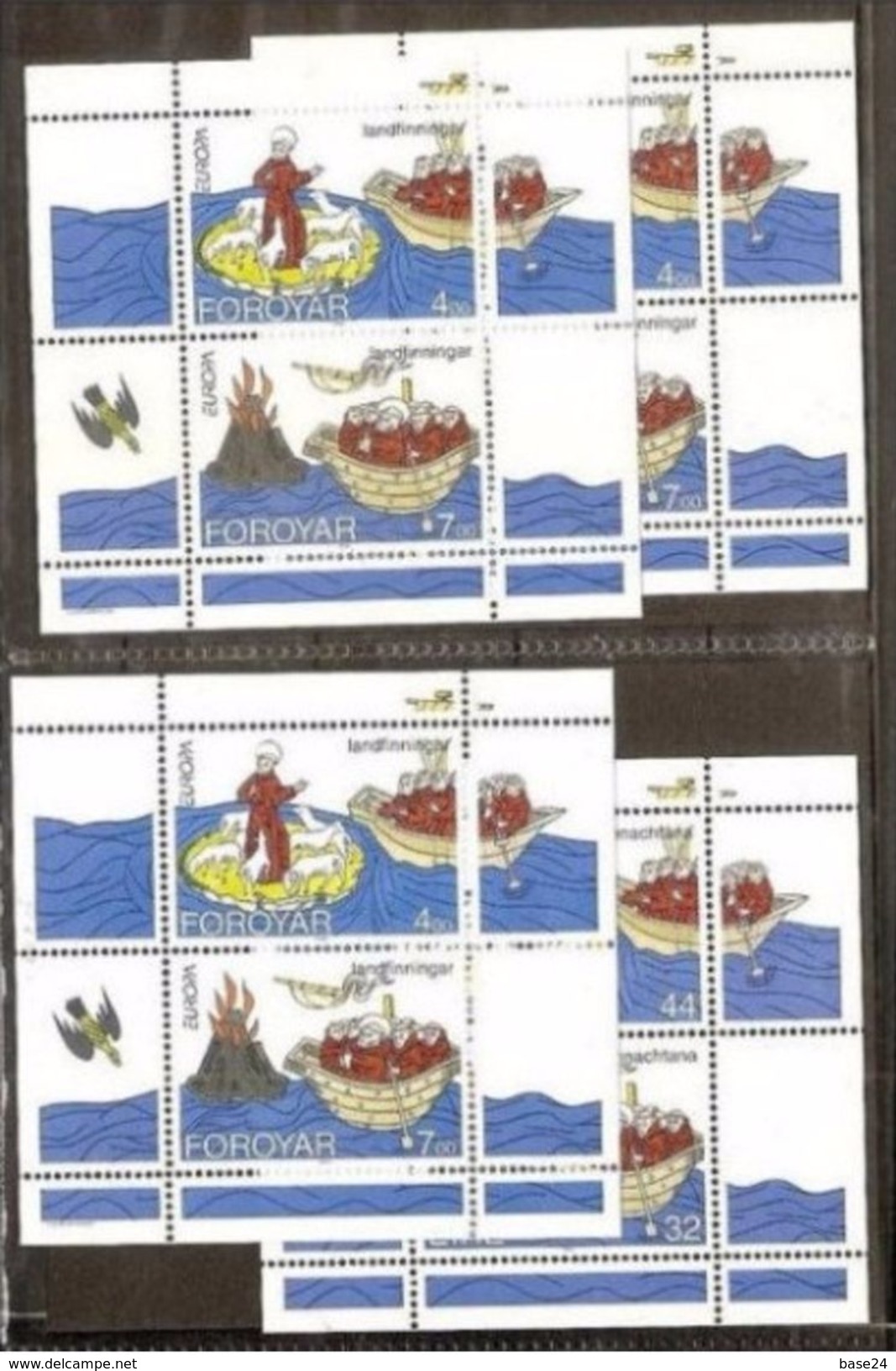 1994 FAROER Faroe EUROPA CEPT EUROPE 5 Foglietti MNH** 5 Souv. Sheets - 1994