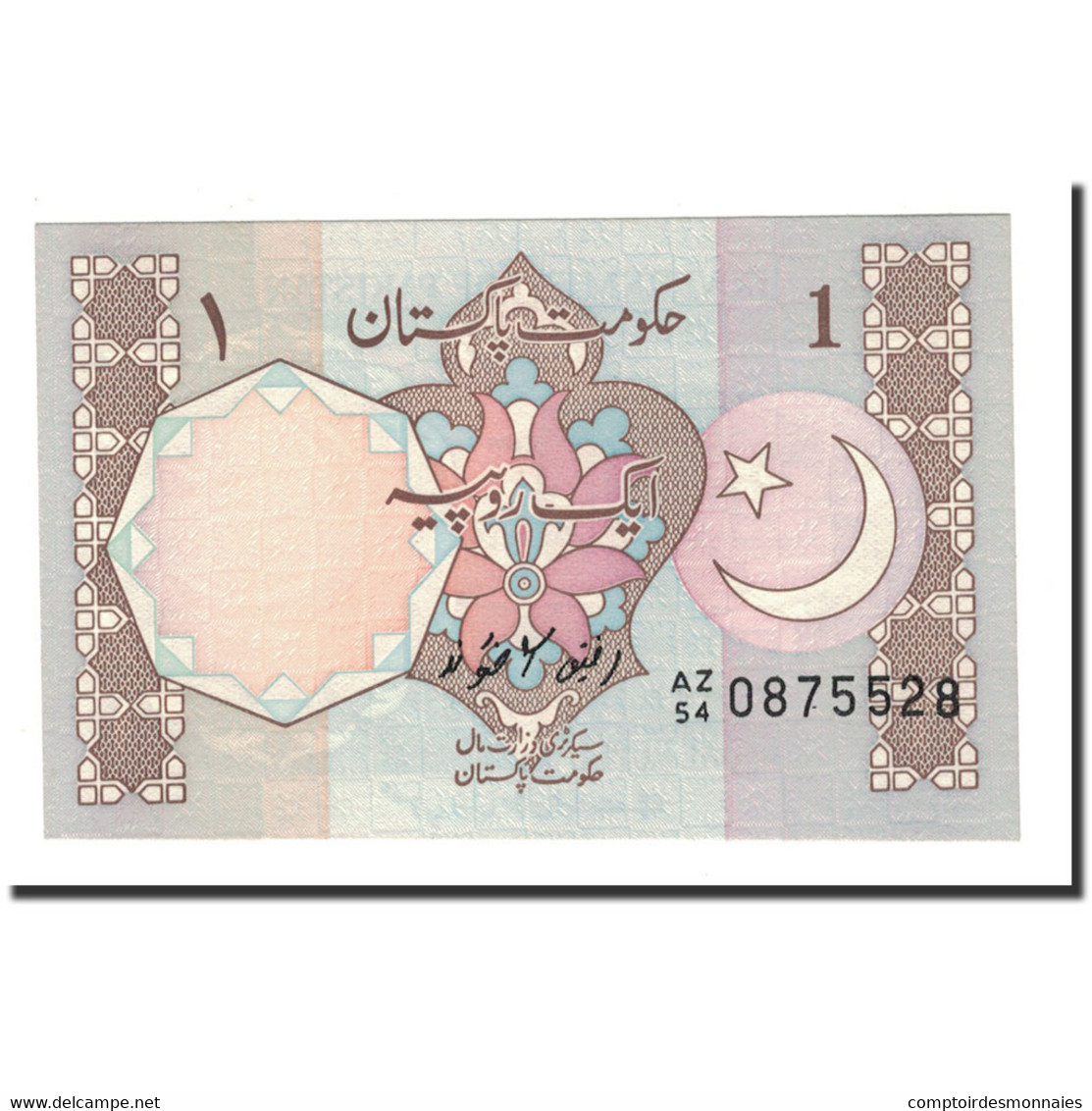 Billet, Pakistan, 1 Rupee, Undated (1983- ), KM:27h, NEUF - Pakistán