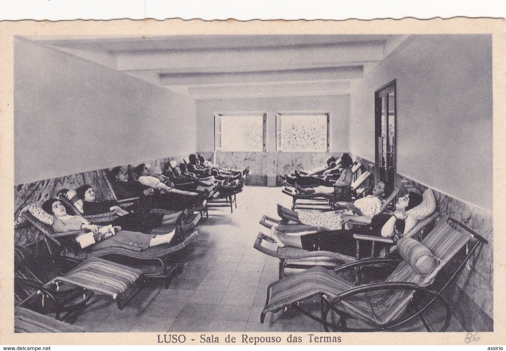 Portugal -   Luso - Sala De Repouso 1-10-1937 - Viseu