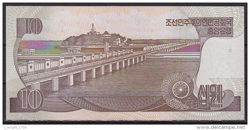 Korea/D.P.R.K:- 10 Won/P.41 (1992):- UNC - Korea, North