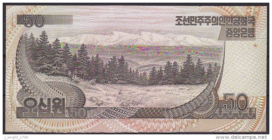 Korea/D.P.R.K:- 50 Won/P.42 (1992):- UNC - Corea Del Norte