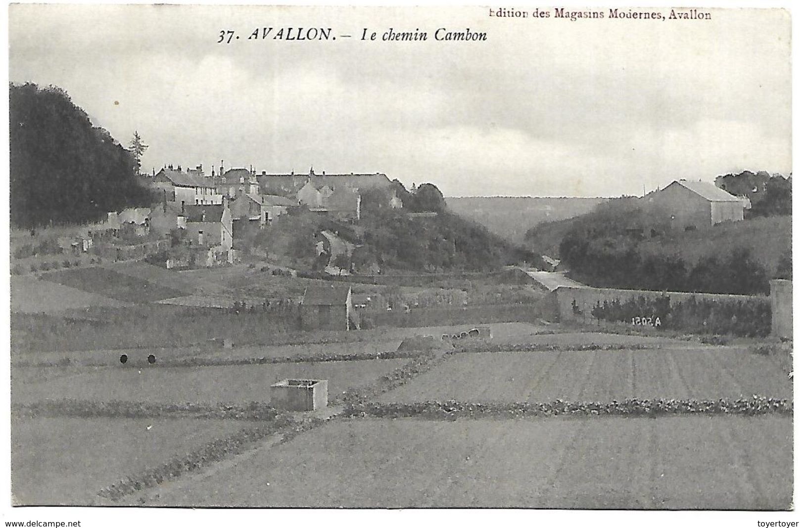 CP 840  CPA D'Avallon (89) Le Chemin Cambon - Avallon