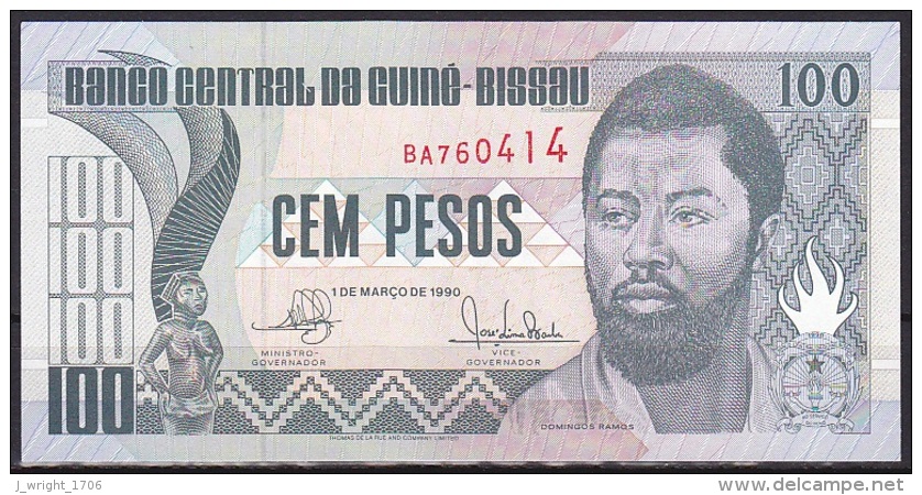 Guinea-Bissau:- 100 Pesos/P.11 (1990):- UNC - Guinea-Bissau