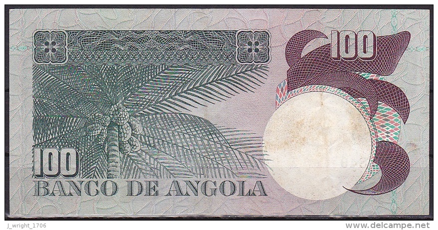 Angola:- 100 Escudos/P.106 (1973):- VF - Angola