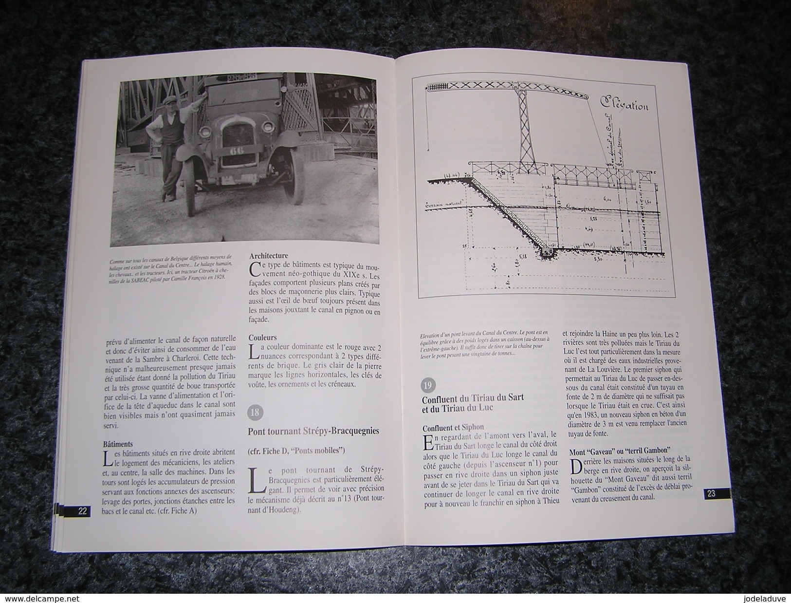 CARNETS DU PATRIMOINE N° 1 Les Ascenseurs Bâteaux du Canal du Centre Régionalisme Houdeng Aimeries Goegnies Thieu Strépy