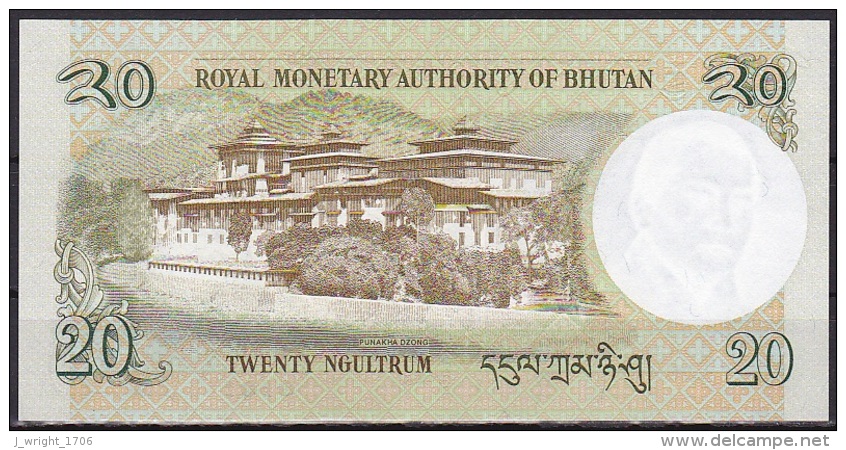 Bhutan:- 20 Ngultrum/P.30 (2006):- UNC - Bhoutan