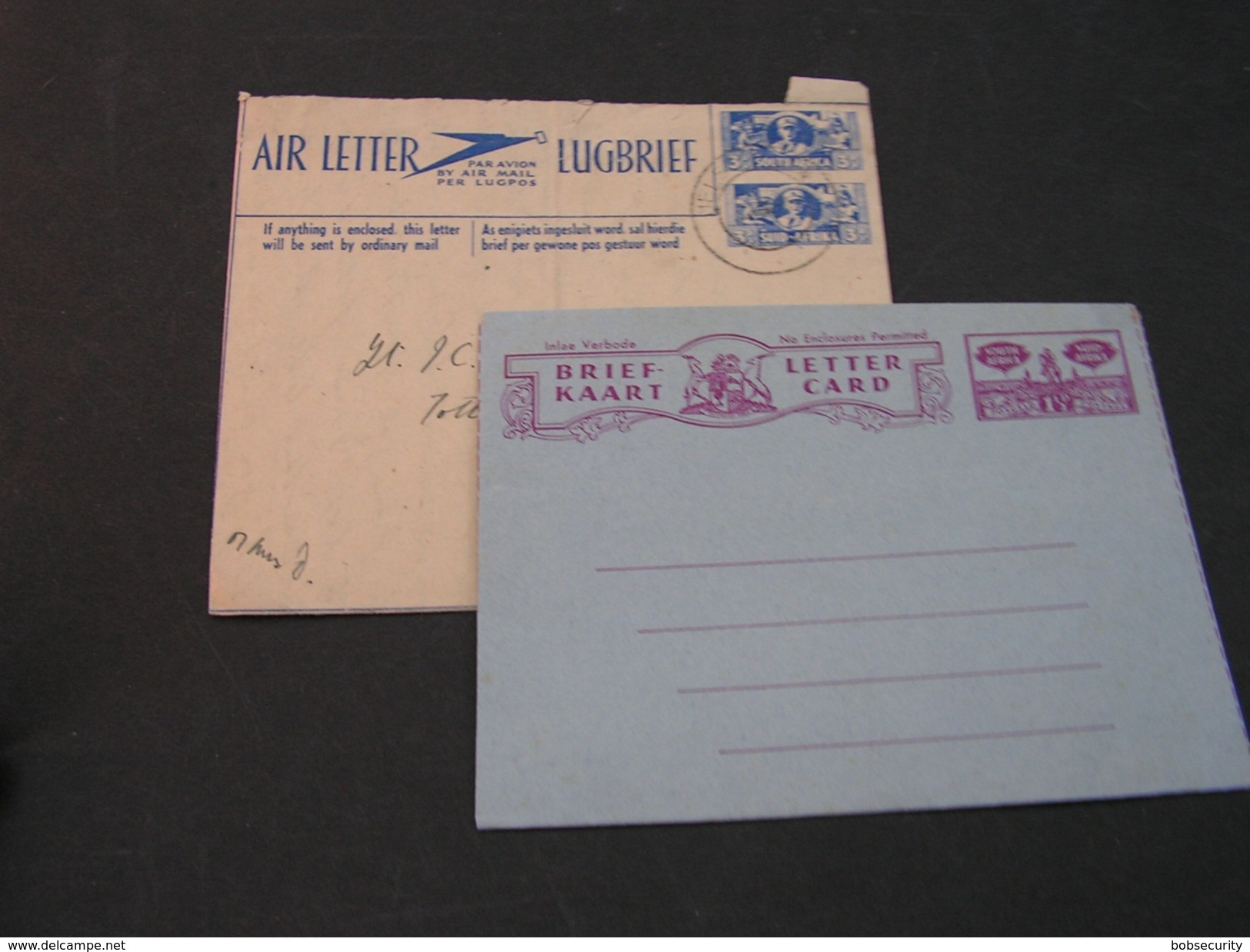 SWA   2  Aerogramme Lot - Airmail