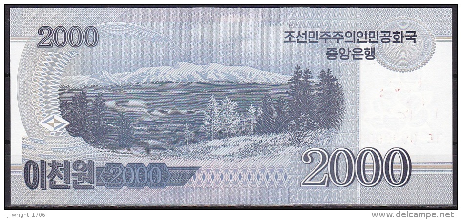 Korea/D.P.R.K - 2000 Won - P.65S (2008/Specimen) - UNC - Corea Del Nord