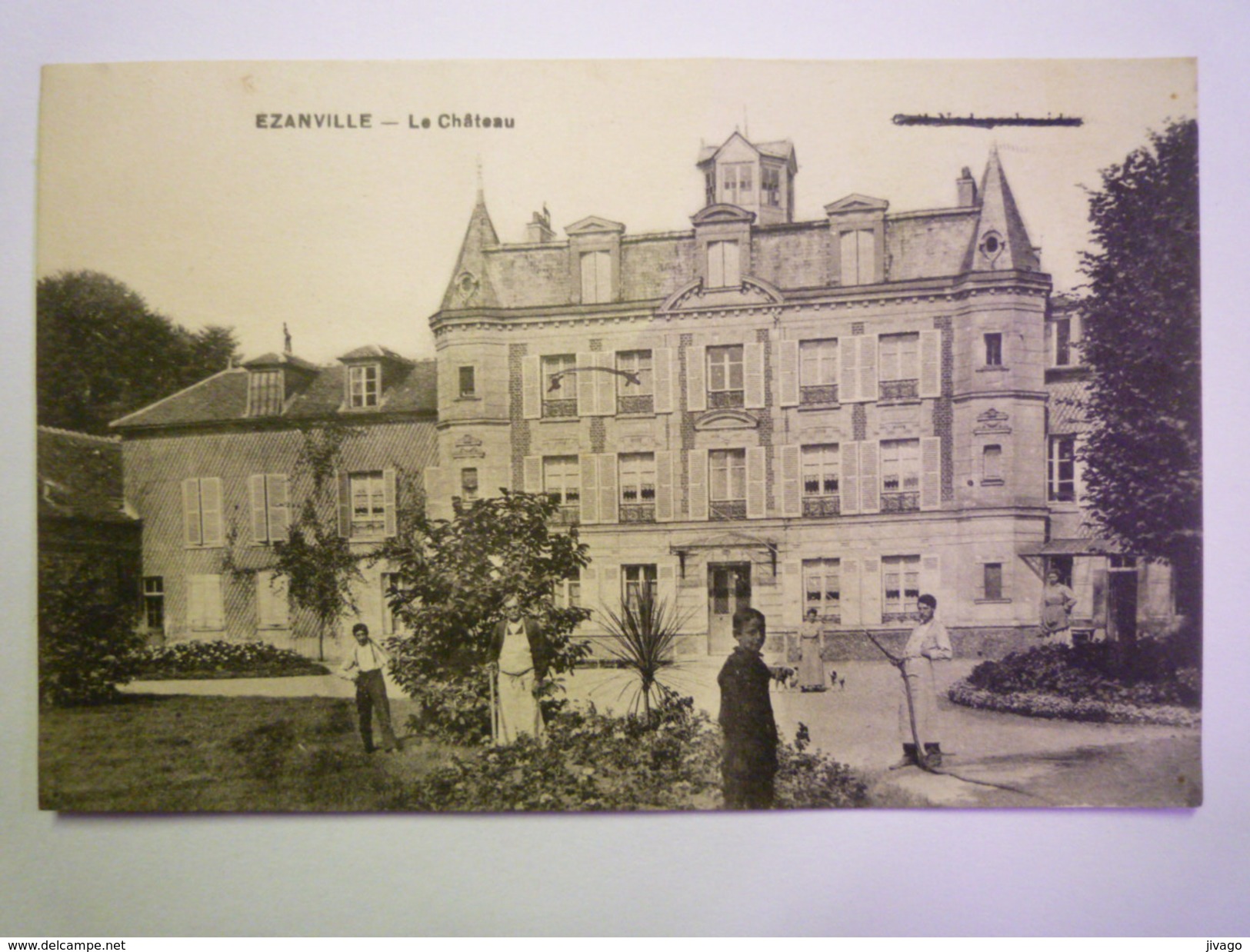 EZANVILLE  :  Le  CHÂTEAU   1919    - Ezanville