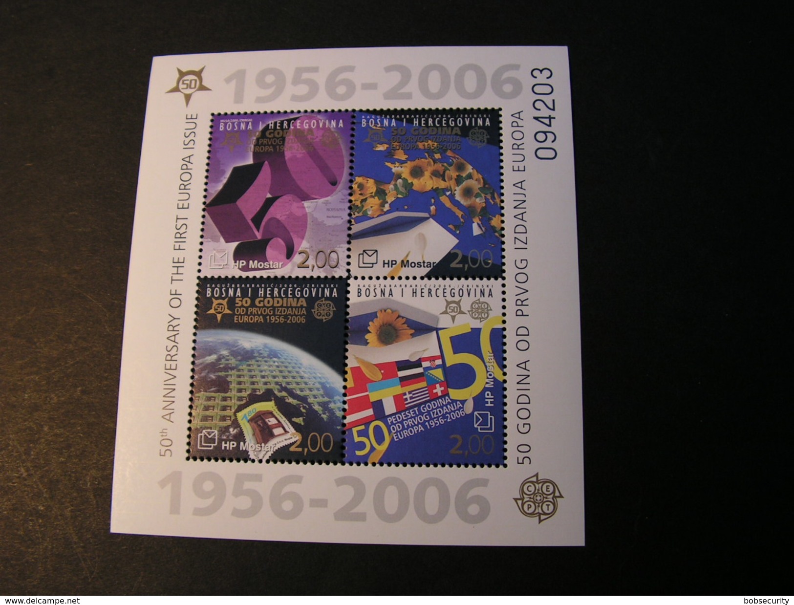 Kroatien , Europ 2006  Bl. 7  €  20,00  Weit Untrer Postpreis - Kroatien
