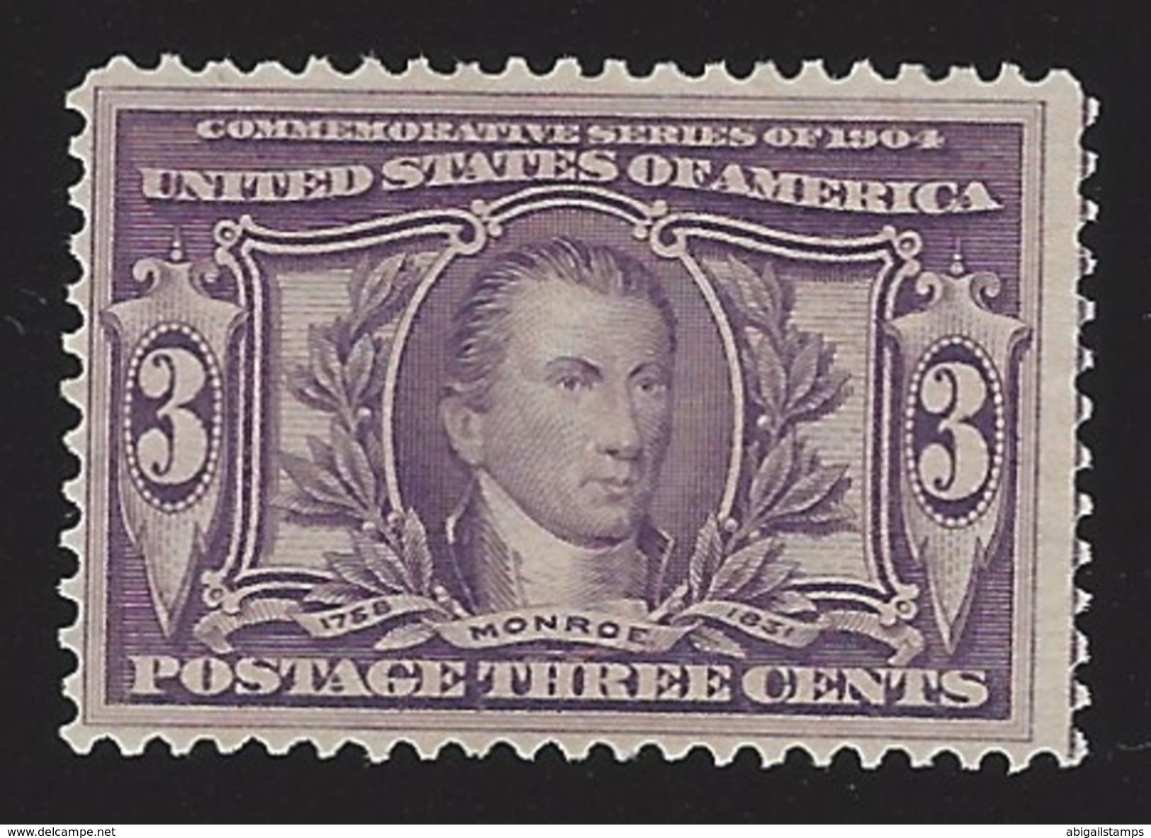 US #325 1904 Violet Perf 12 Wmk 191 Mint NG F-VF SCV $70 - Unused Stamps