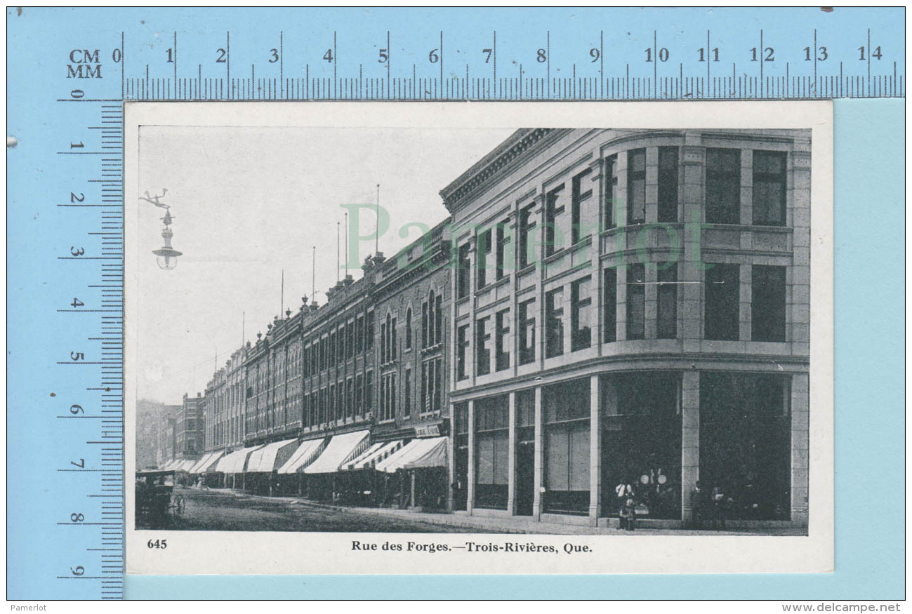 Trois-Rivieres Quebec Canada  -Rue Des Forges - Post Card Carte Postale - Trois-Rivières