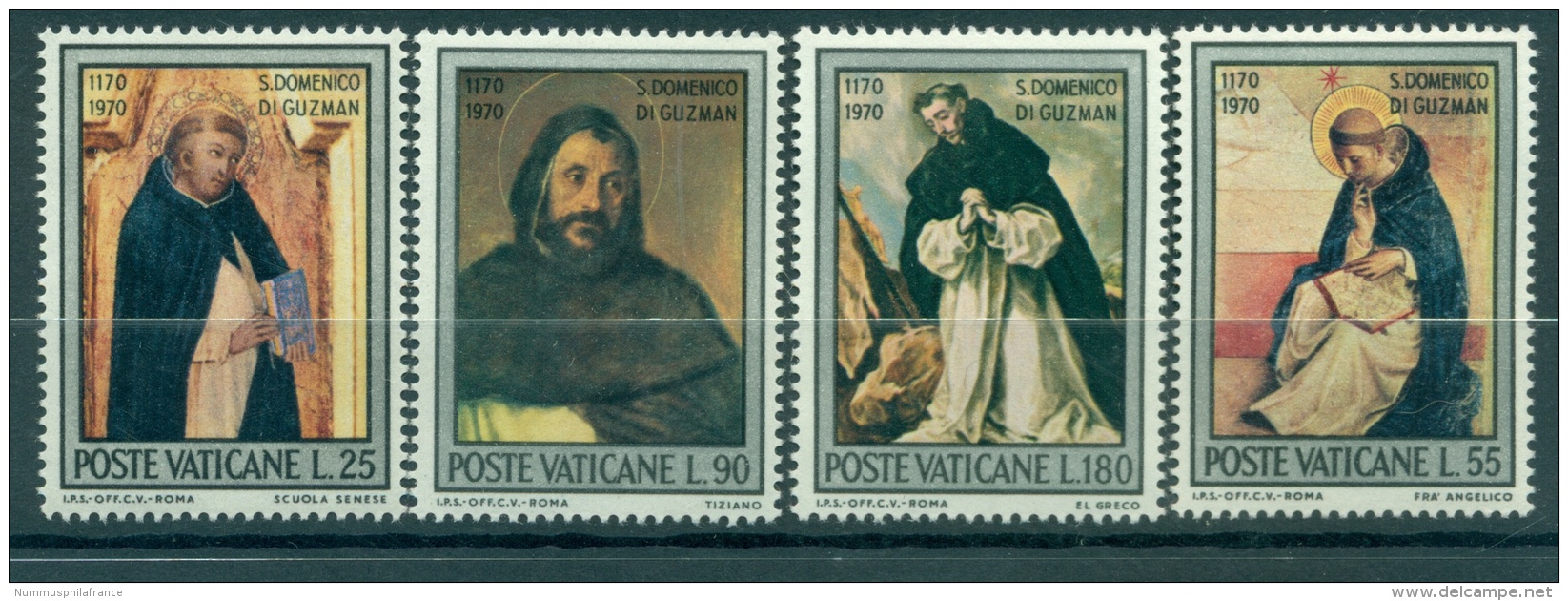 Vatican 1971 - Mi. N. 586/589 - Saint Dominique De Guzmàn - Nuovi